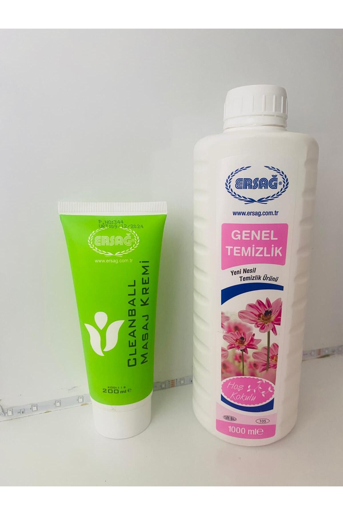 Ersağ MASAJ KREMİ 200ML +GENEL TEMIZLIK 2000ML ASF