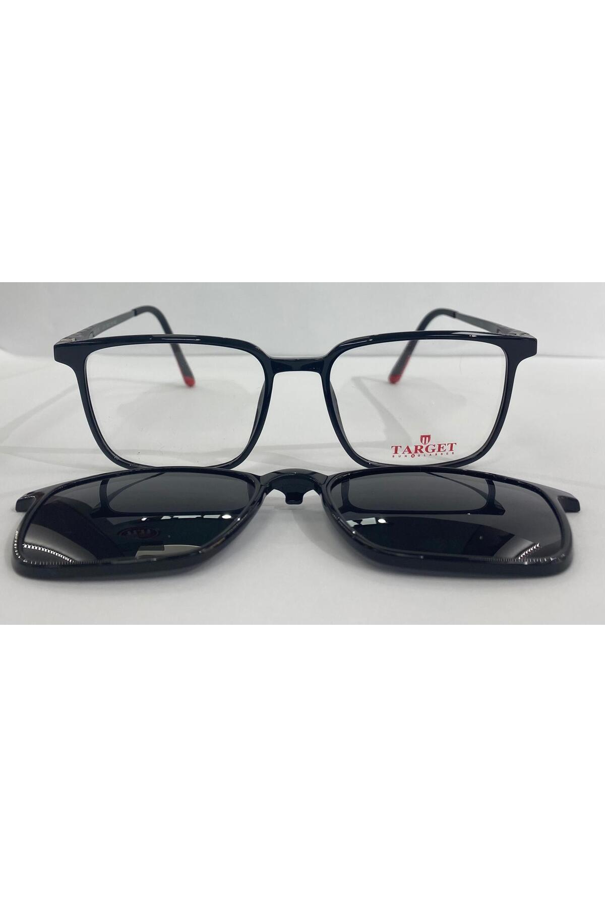 ガッキー Target Tk421 C.1 53ekt Polarize Klipsli Mavi Işık Koruma Gözlüğü