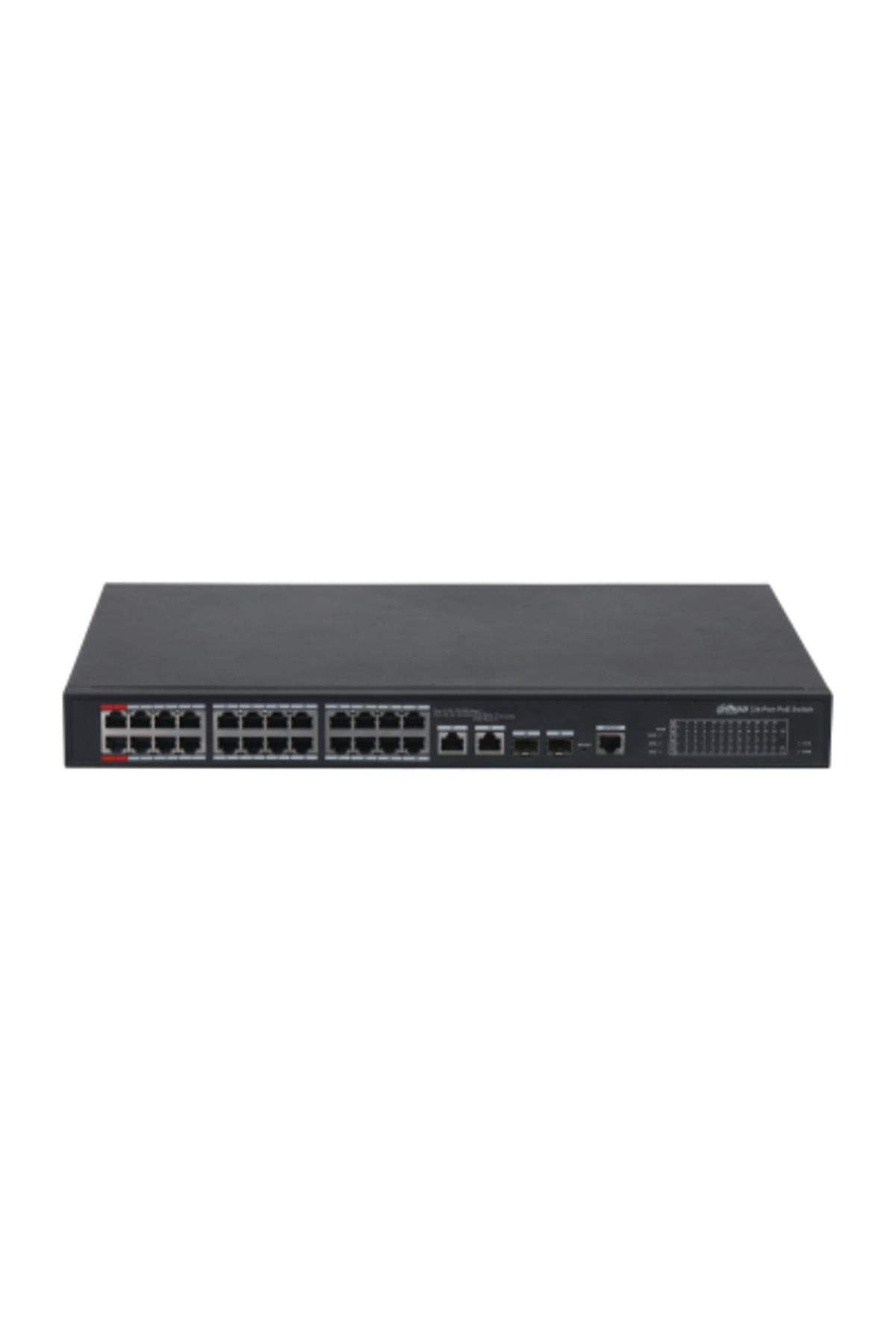 DAHUA PFS4226-24ET-360-V3 24 PORT 24XFE-2GE-2XSFP 360 W YÖNETİLEBİLİR POE SWİTCH