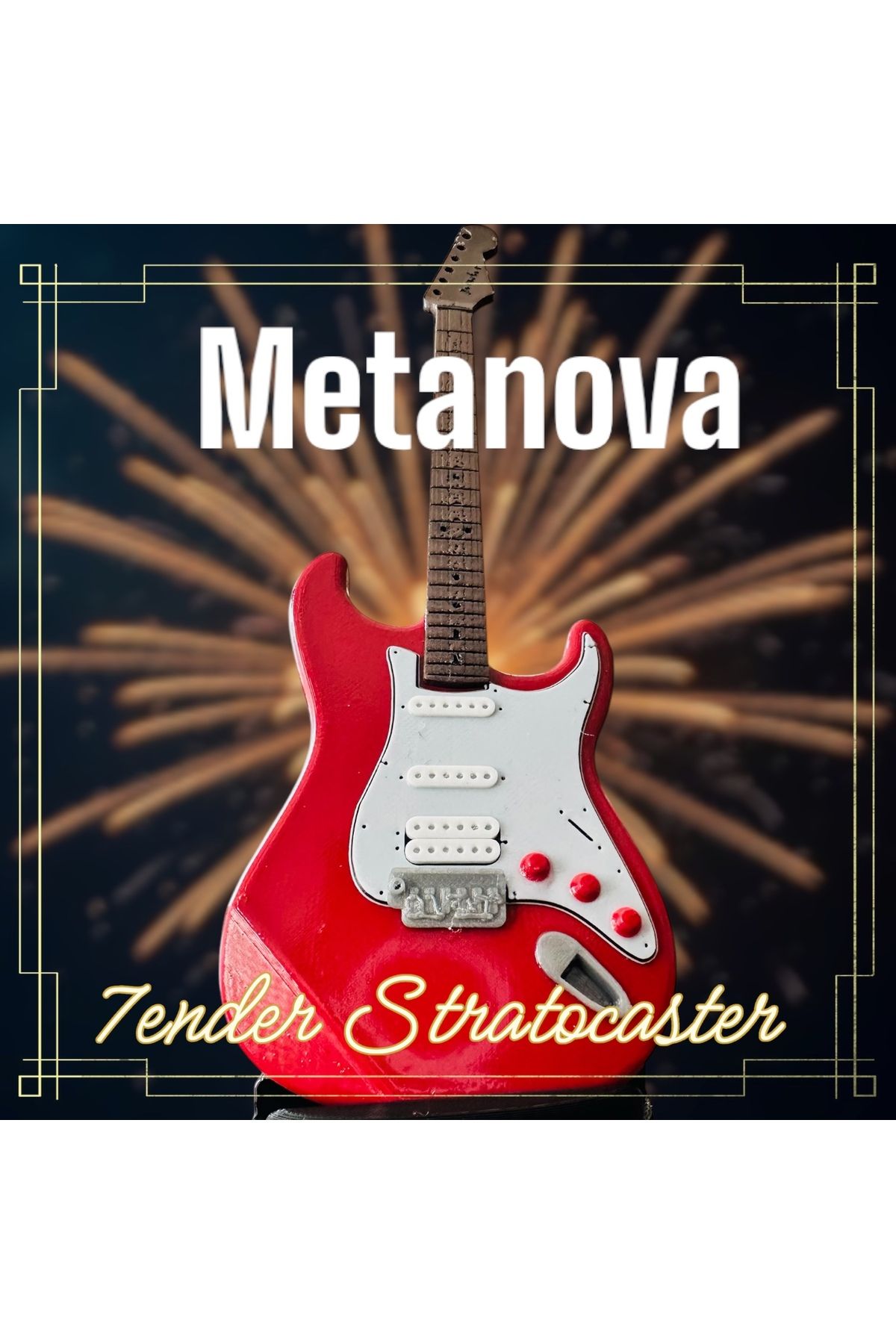 METANOVA Fender Stratocaster Minyatür Model Elektrogitar