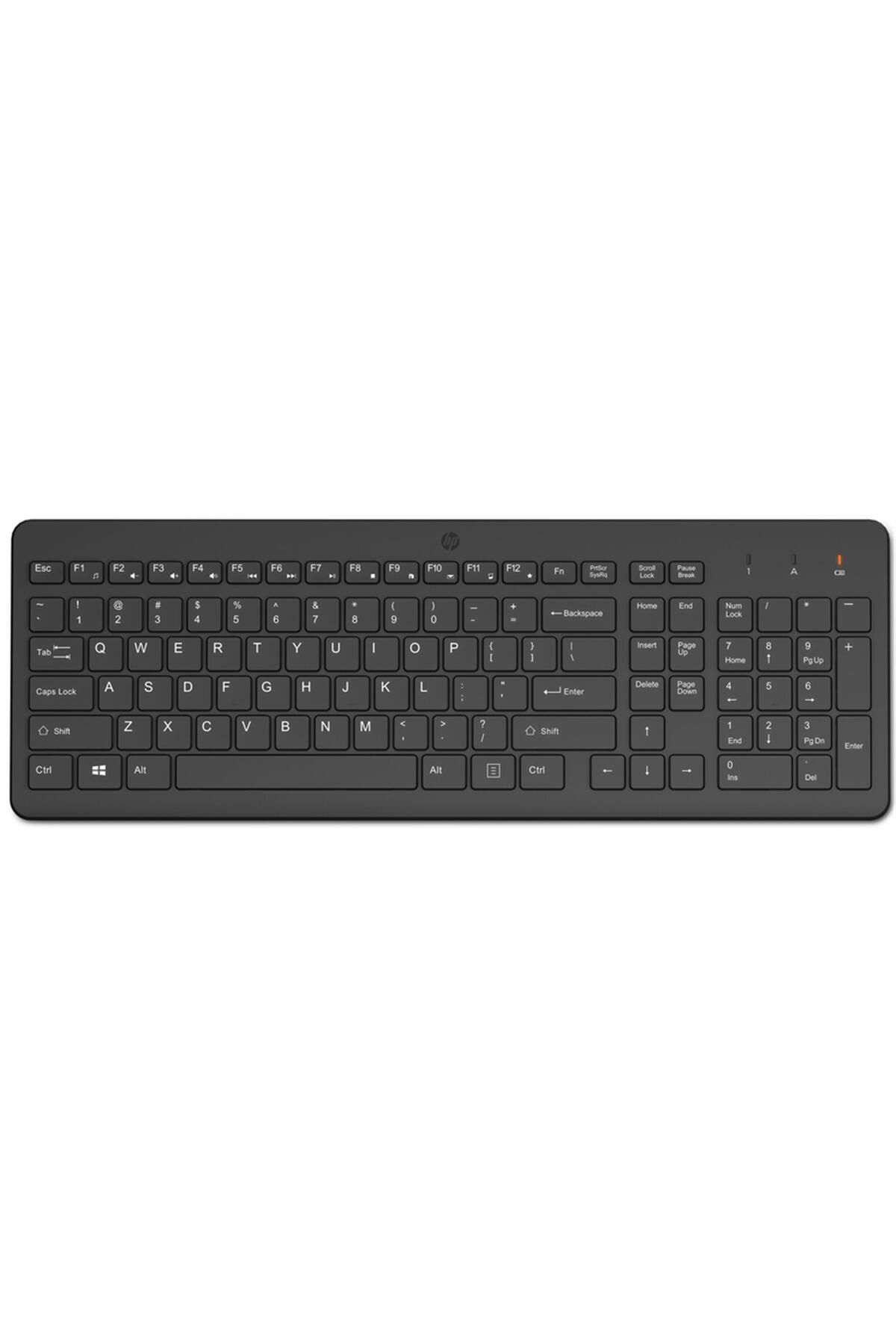 Vobotek Teknoloji HP 225 805T1AA Kablosuz Klavye 2.4Ghz (1 x AAA Pil) Siyah (12 Kısayol Kombinasyonu)