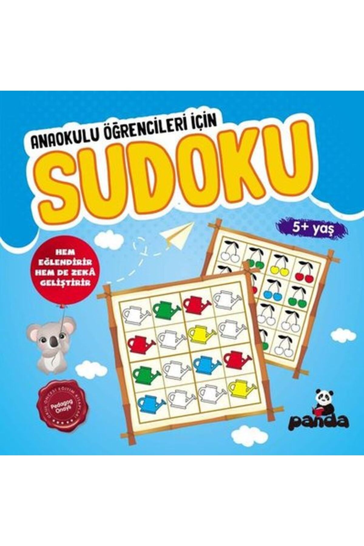Beyaz Panda Yayınları Sudoku 5+ Yaş - Anaokulu Öğrencileri İçin