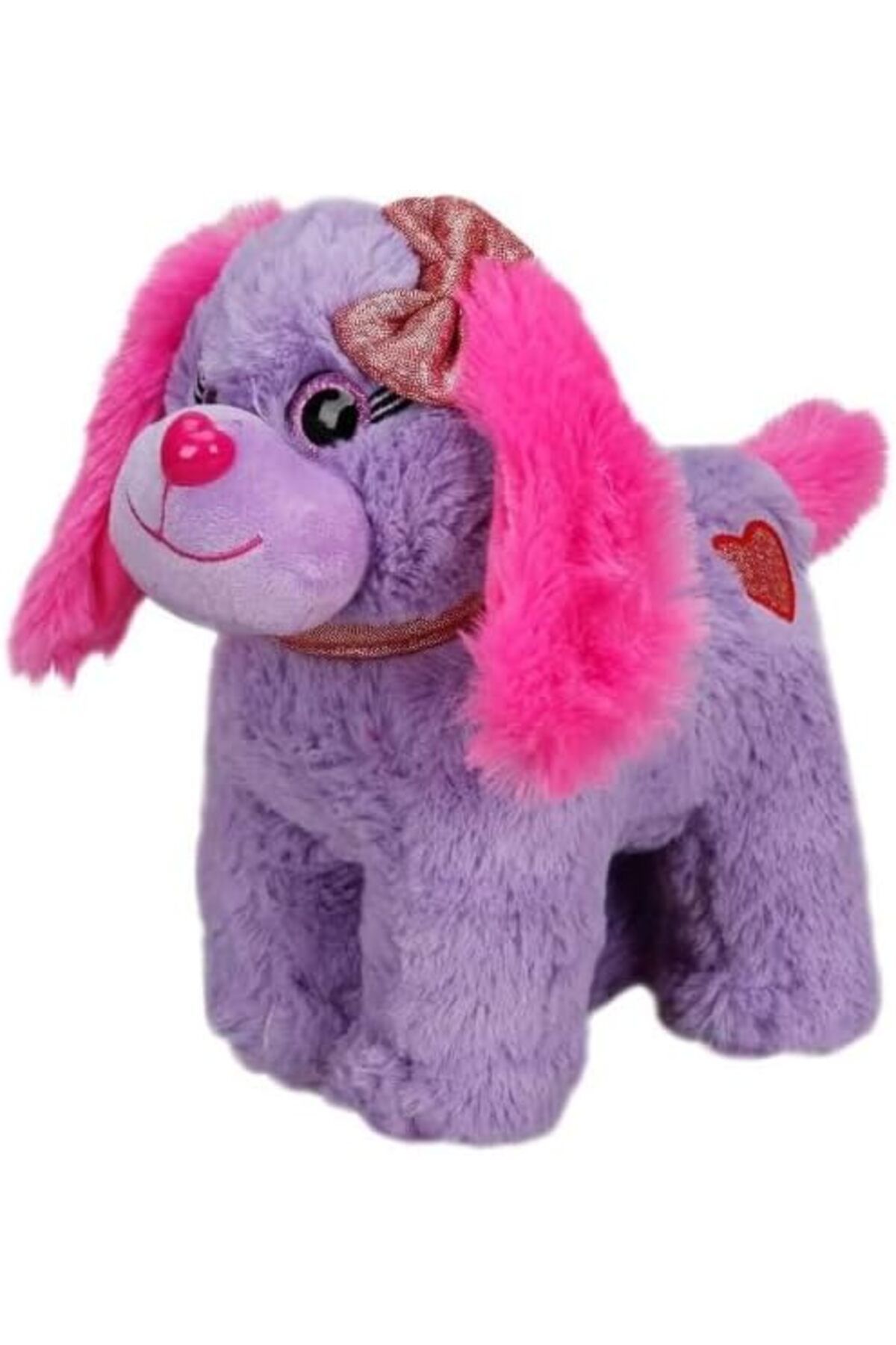 yenibagshop Renkli Peluş Köpek Mor 25 cm