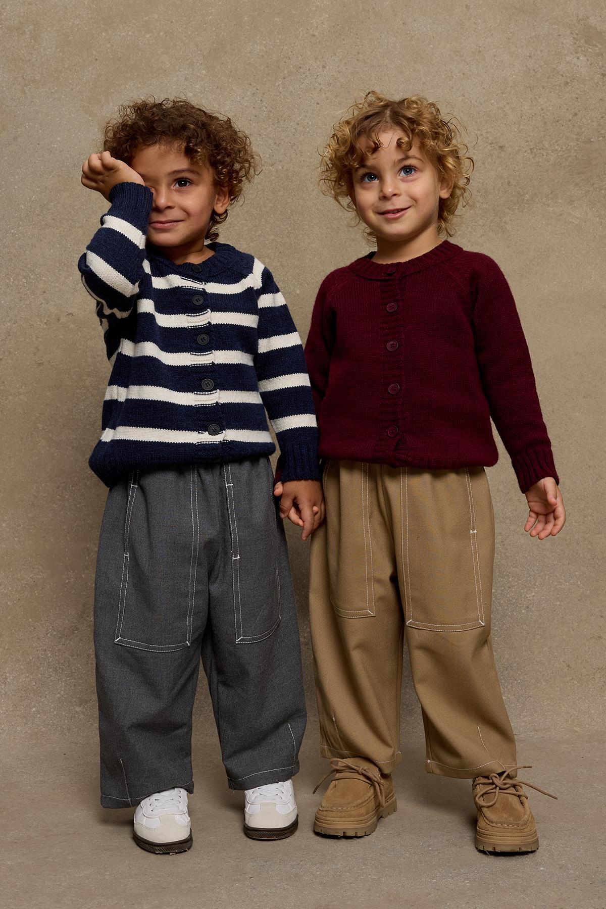 Fahhar Kids Triko Hırka Bordo fotoğrafı 7 (önizleme)