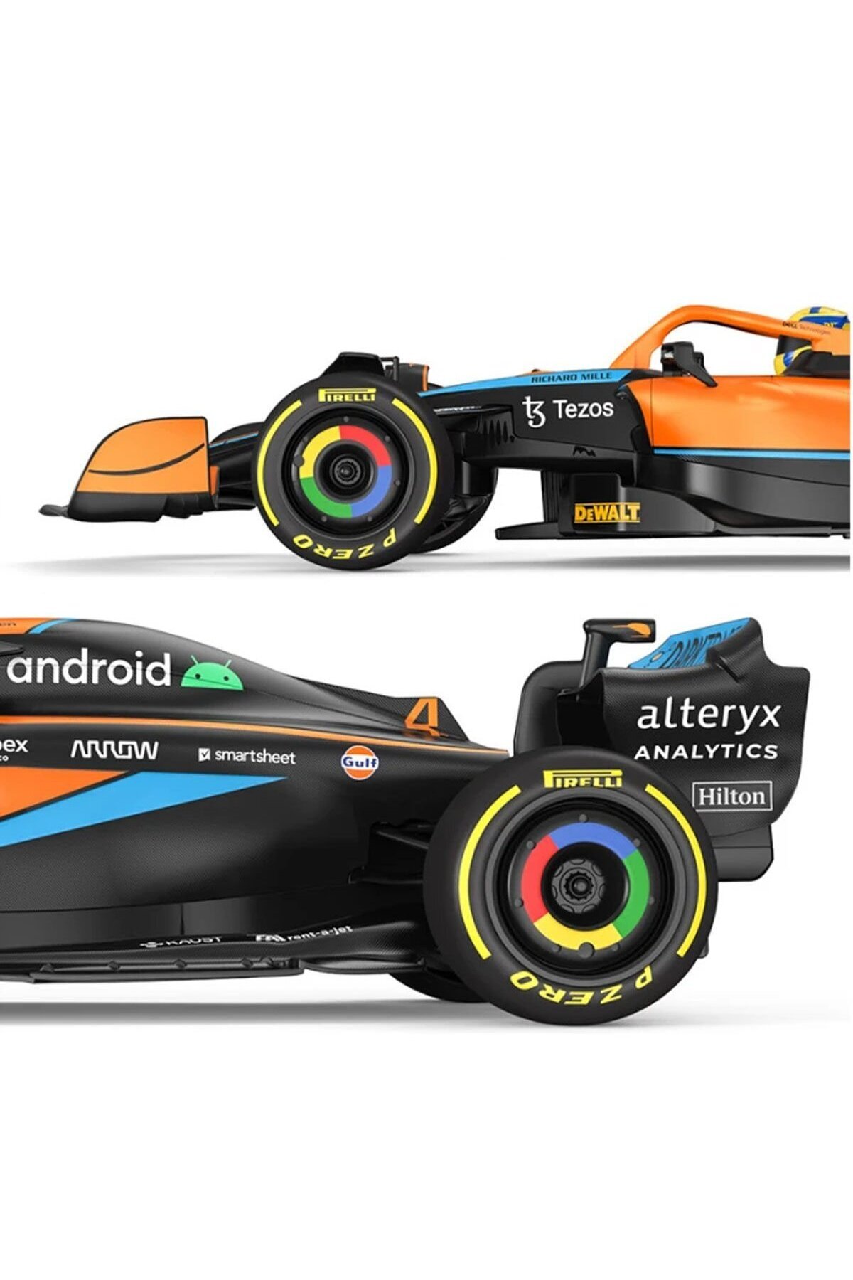 Sunman McLaren F1 MCL36 Uzaktan Kumandalı Araba FABBATOYS fotoğrafı 4 (önizleme)