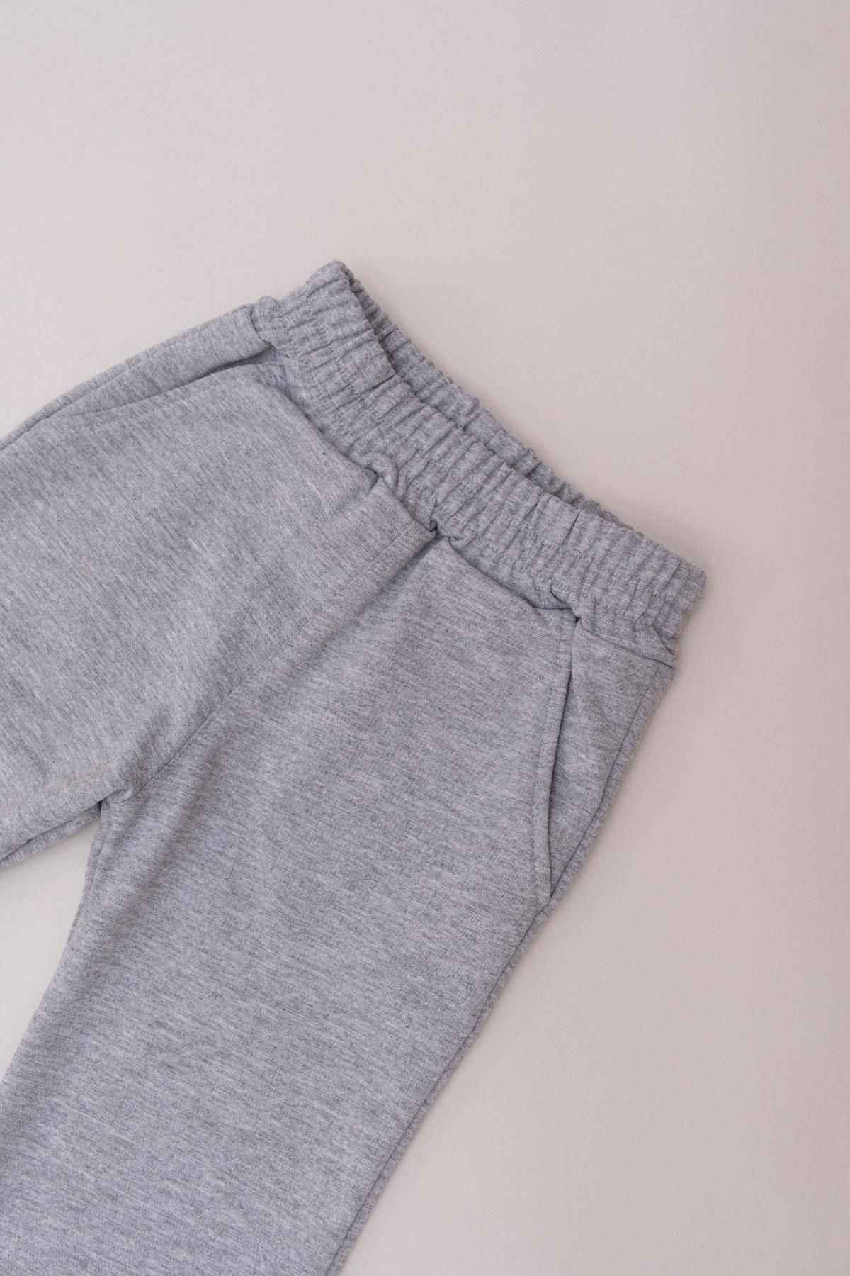 C&City-Girl's Gray Spanish Leg Sweatpants - 761 8
