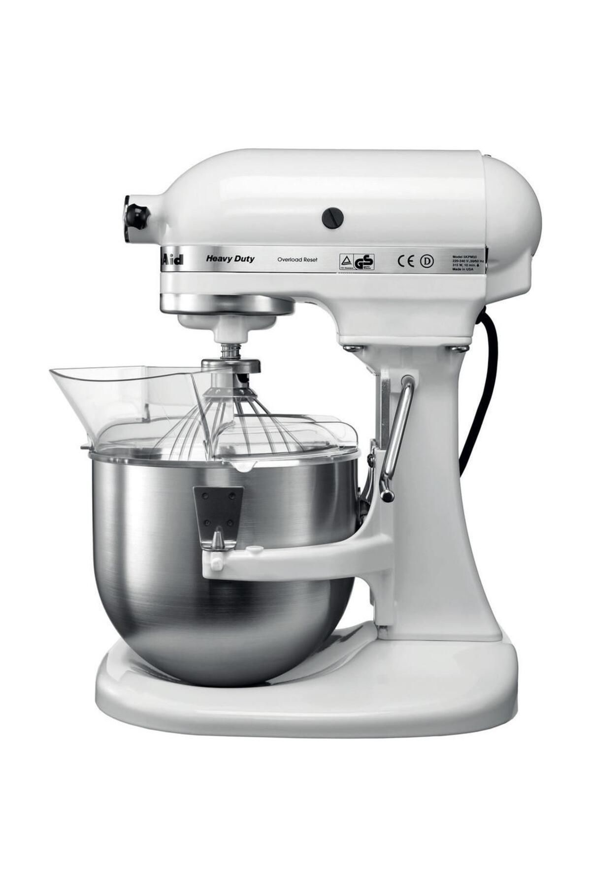 Kitchenaid-5kpm5ewh 4.8 لتر خلاط حامل مصعد عالي التحمل 4