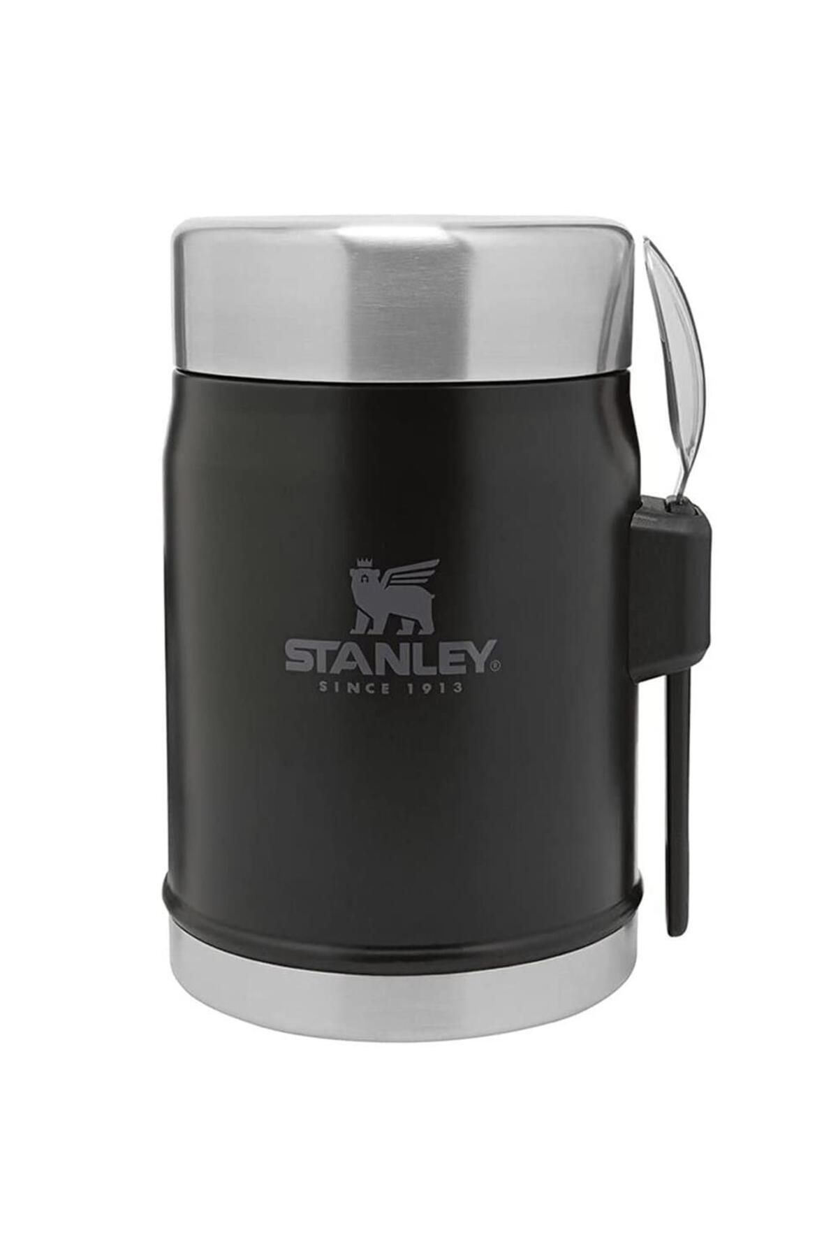 Stanley Classic Yemek Termosu Kaşıklı 0,4 L Siyah