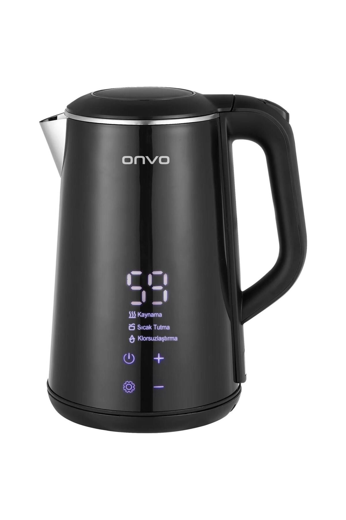 ONVO Ovktl01 1500 W Dijital Çelik Kettle