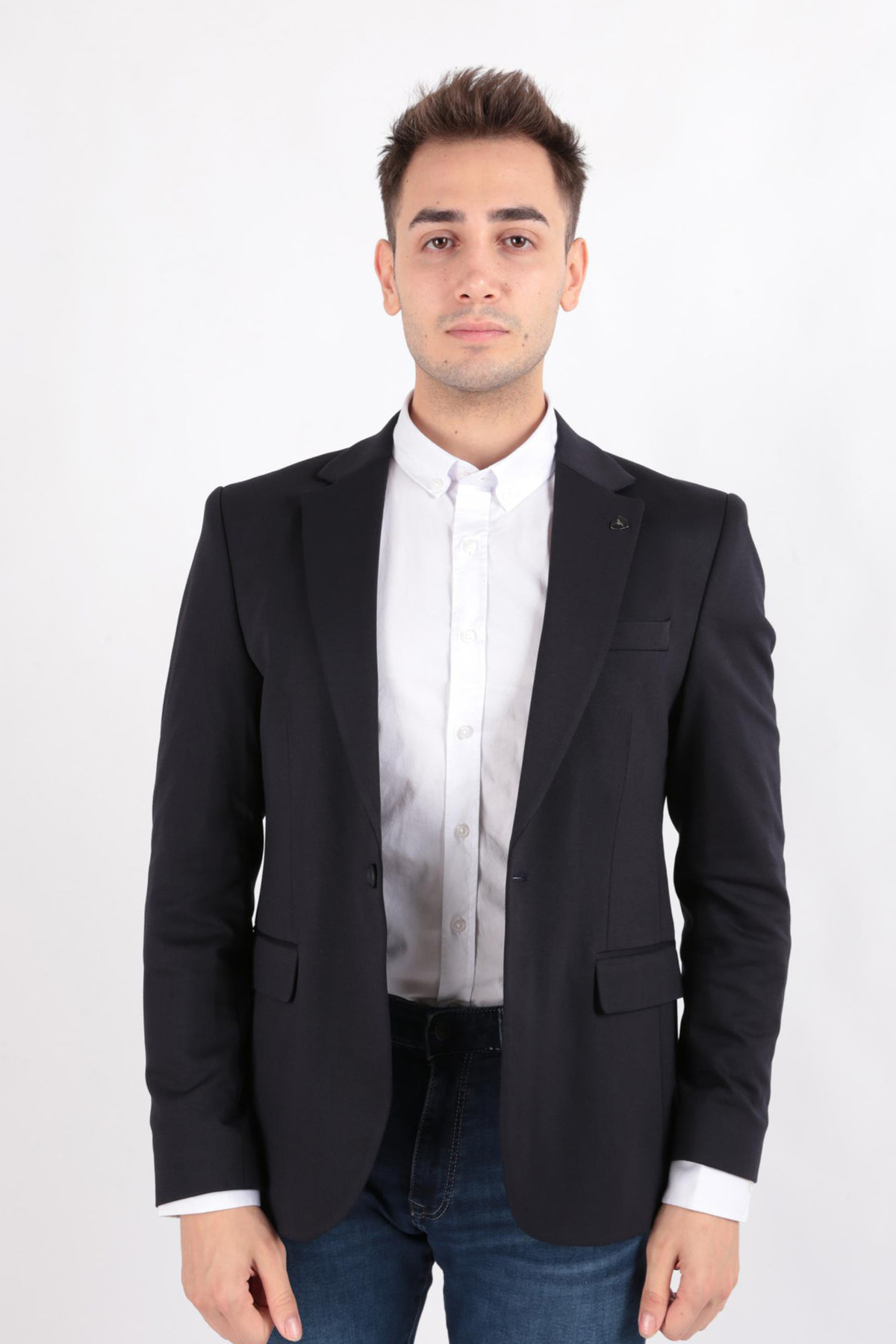 کازادور ژاکت بلیزر Caz 1024 سرمه‌ای