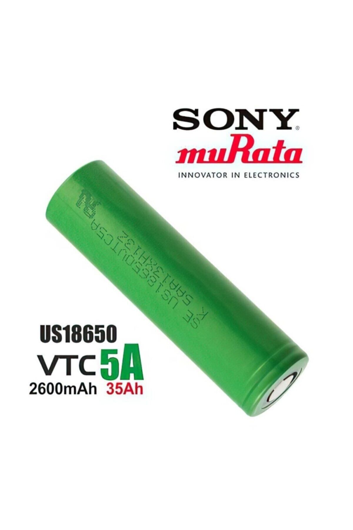 MURATA Vtc5a 18650 3.7v 2600mah 10 ADET