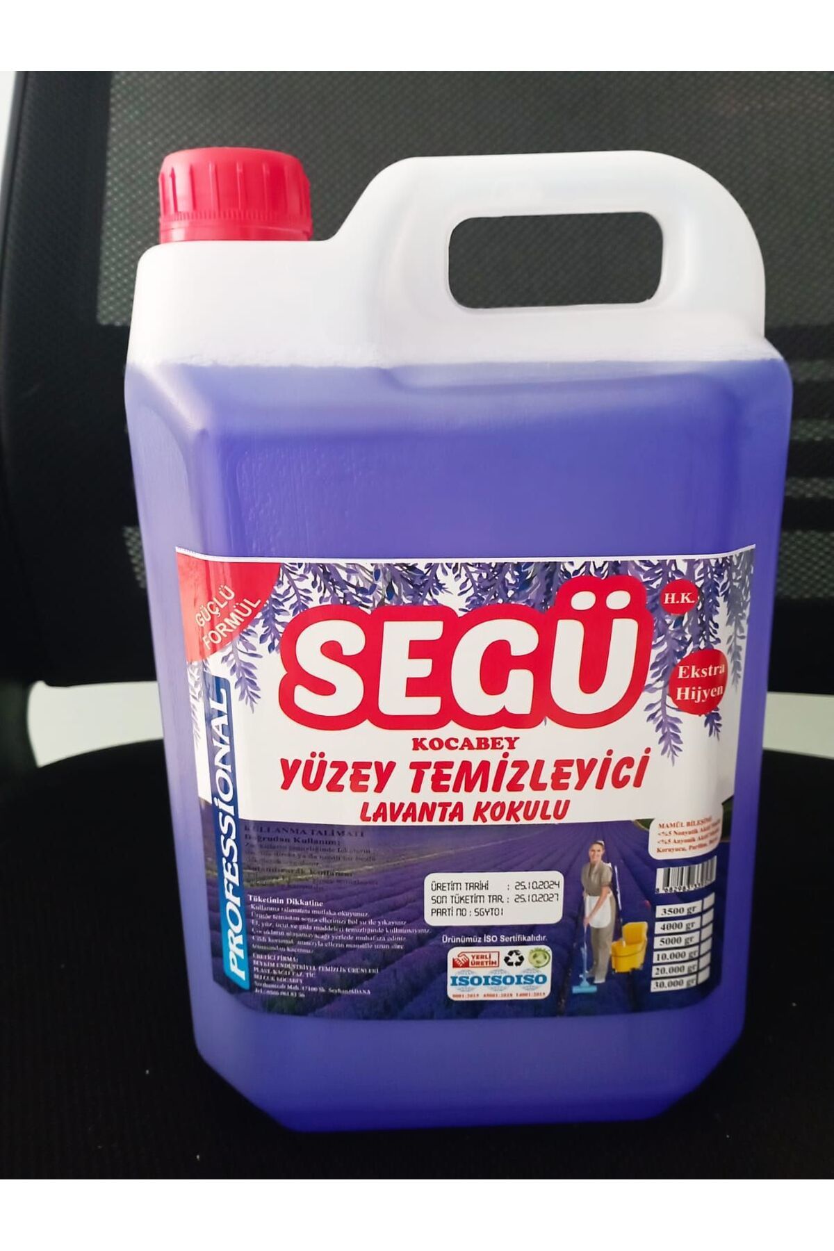 SEGÜ 5 KG/5 LT EKSTRA HİJYEN LAVANTA KOKULU YÜZEY TEMİZLEYİCİ