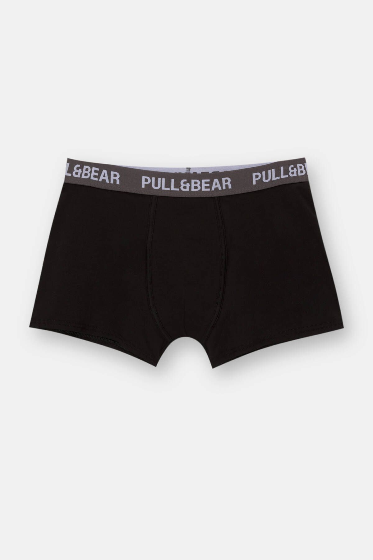 شورت باکسر چند رنگ مردانه بسته بوکسور آبی 3 BLUE Pull Bear Pull & Bear