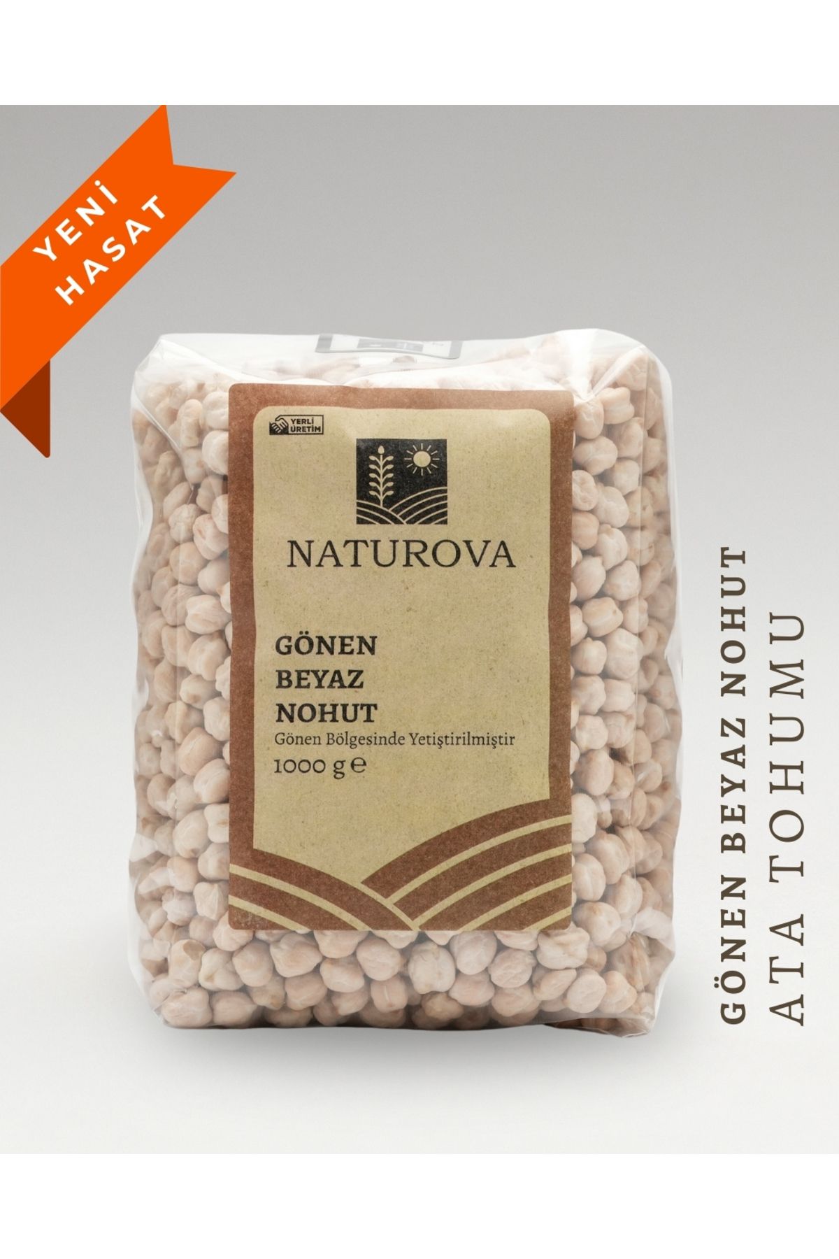 NATUROVA Gönen Beyaz Nohut 1 Kg