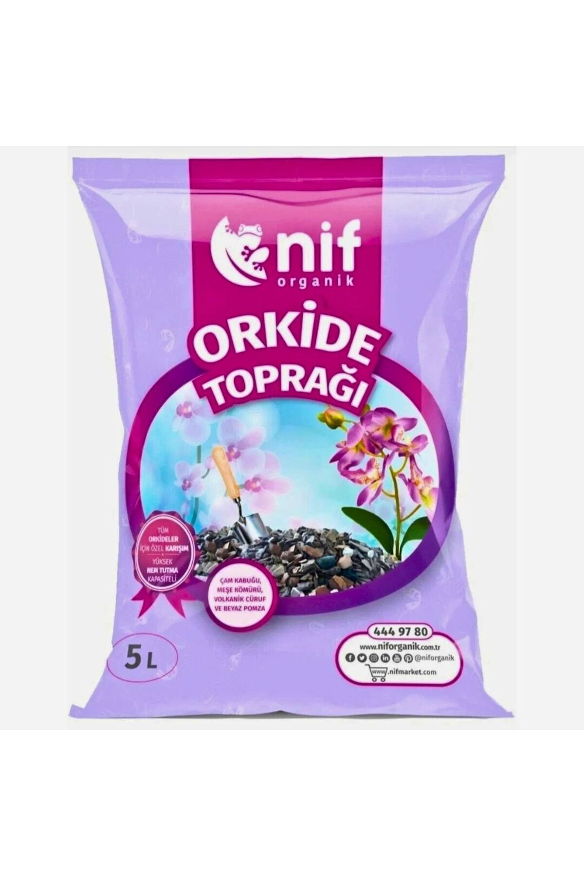 Nif Organik Orkide Toprağı - 5 lt