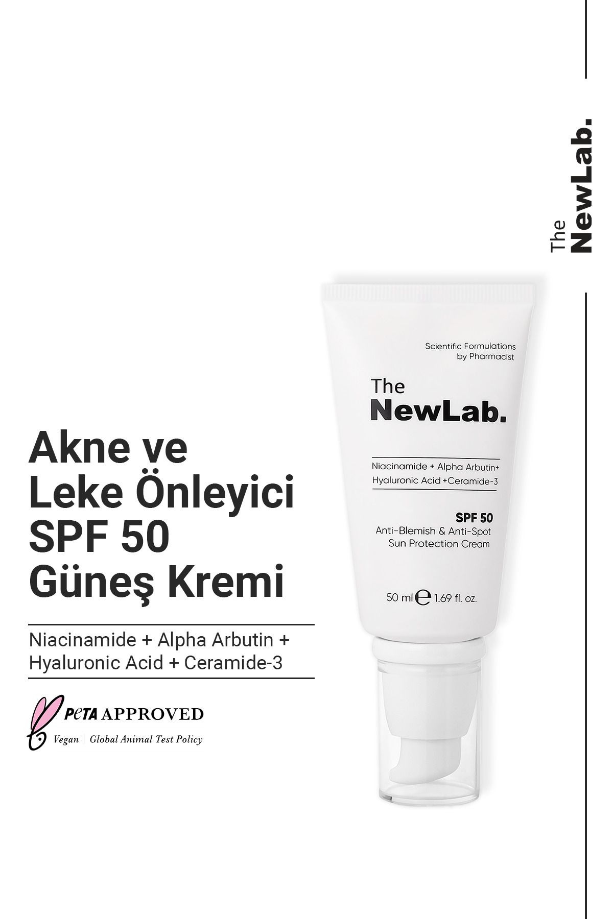 ضد آفتاب NewLab ضد آکنه و لک با SPF 50