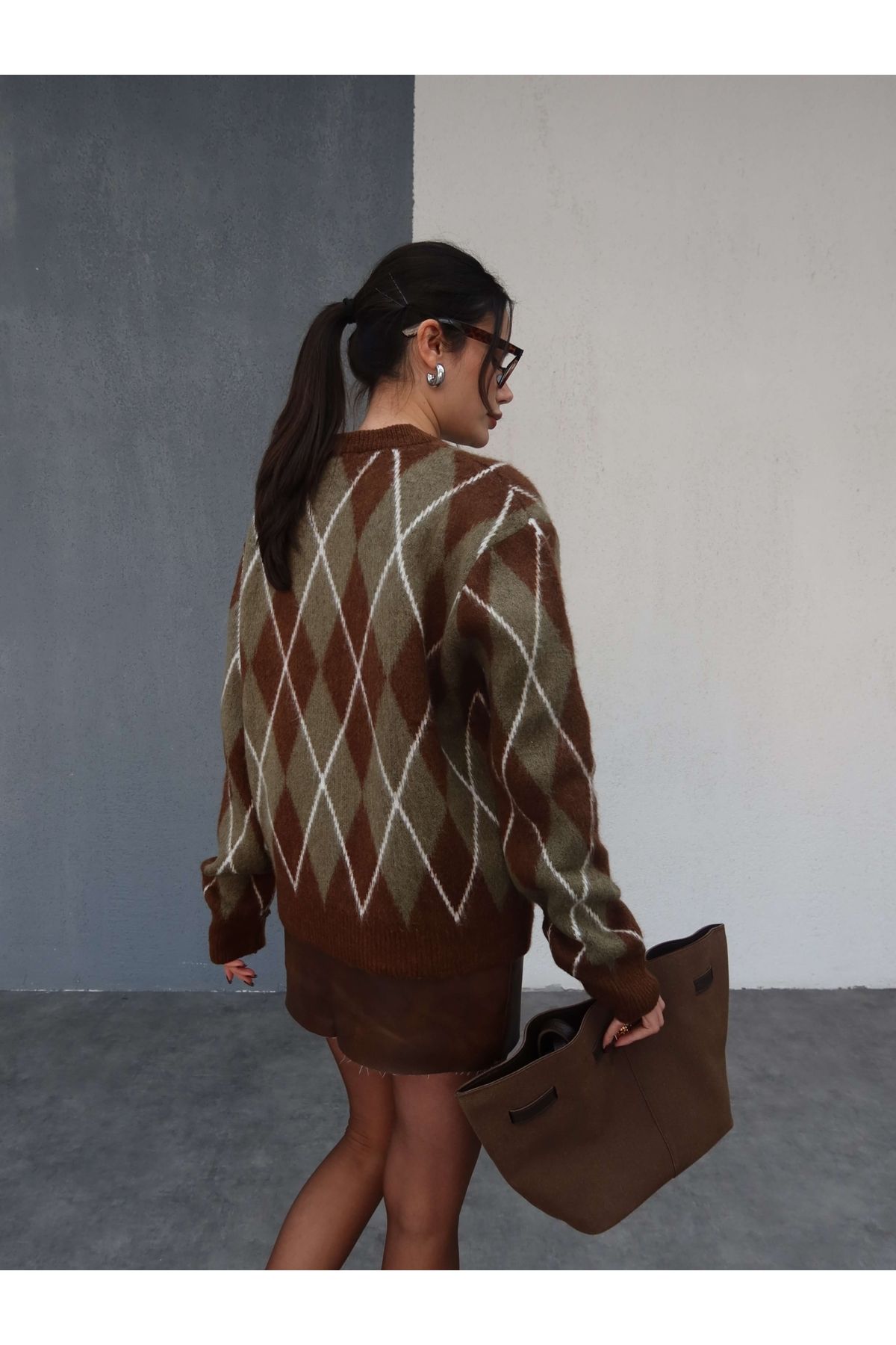 ESRAHELVACI-Rectangular Pattern Sweater 5