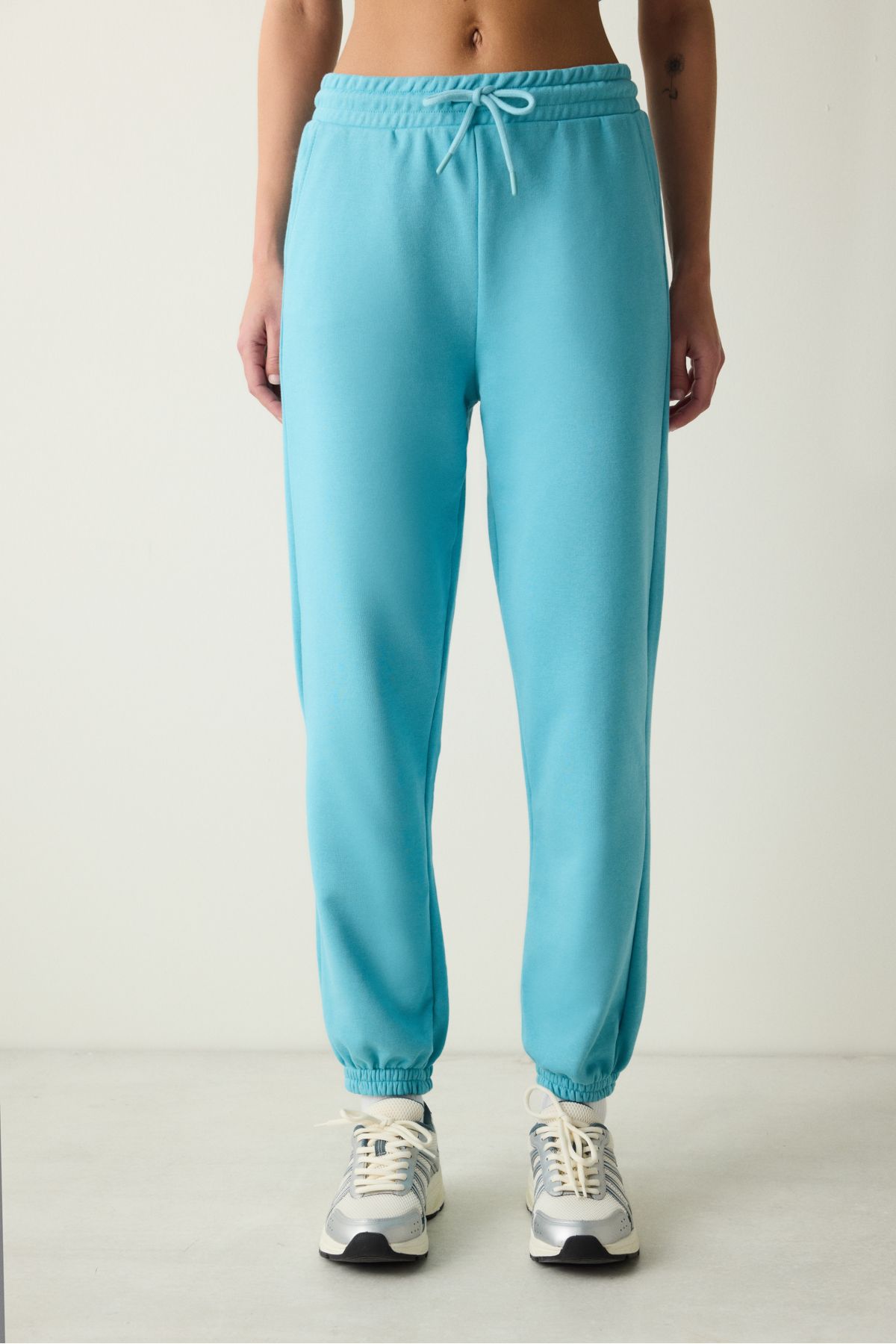 Penti-Blue High Waist Pocket Sweatpants 2