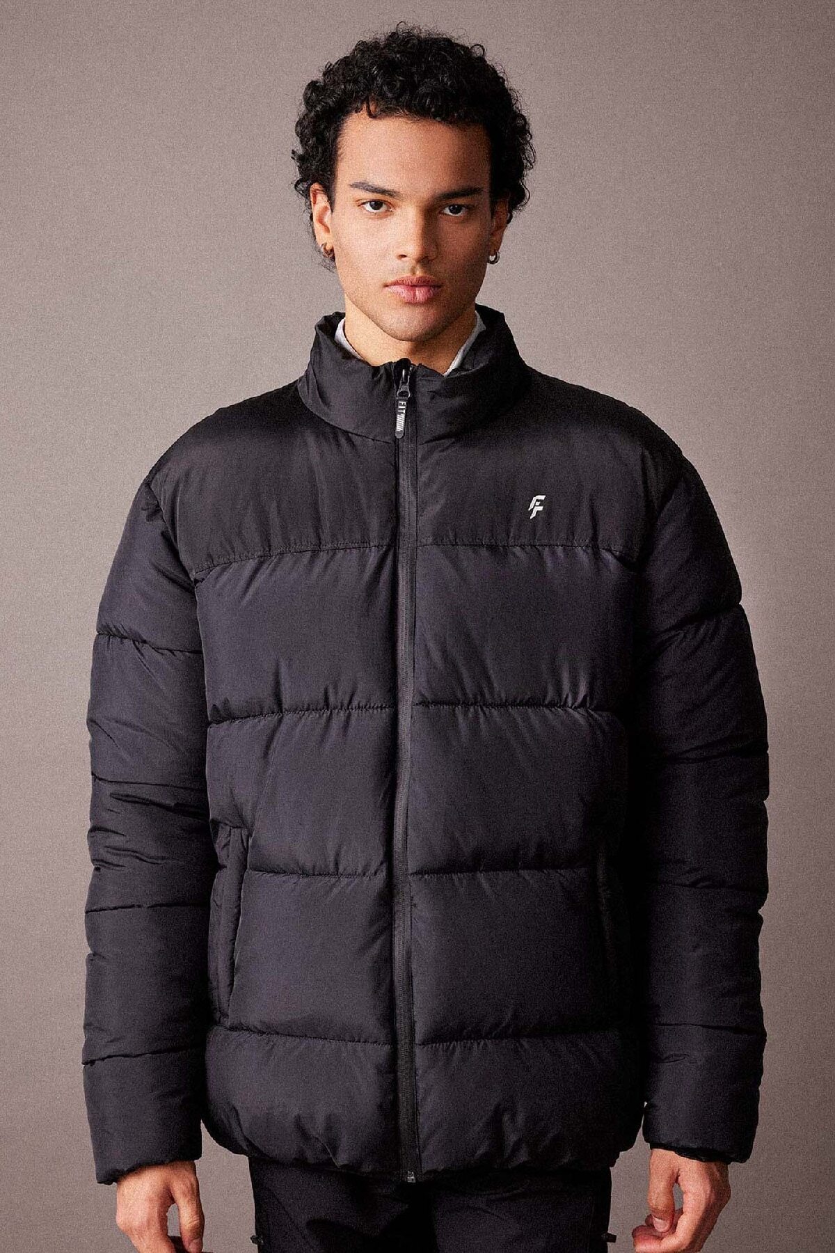 Defacto Fit Su Itici Şişme Mont Rüzgar Geçirmez Oversize Geniş