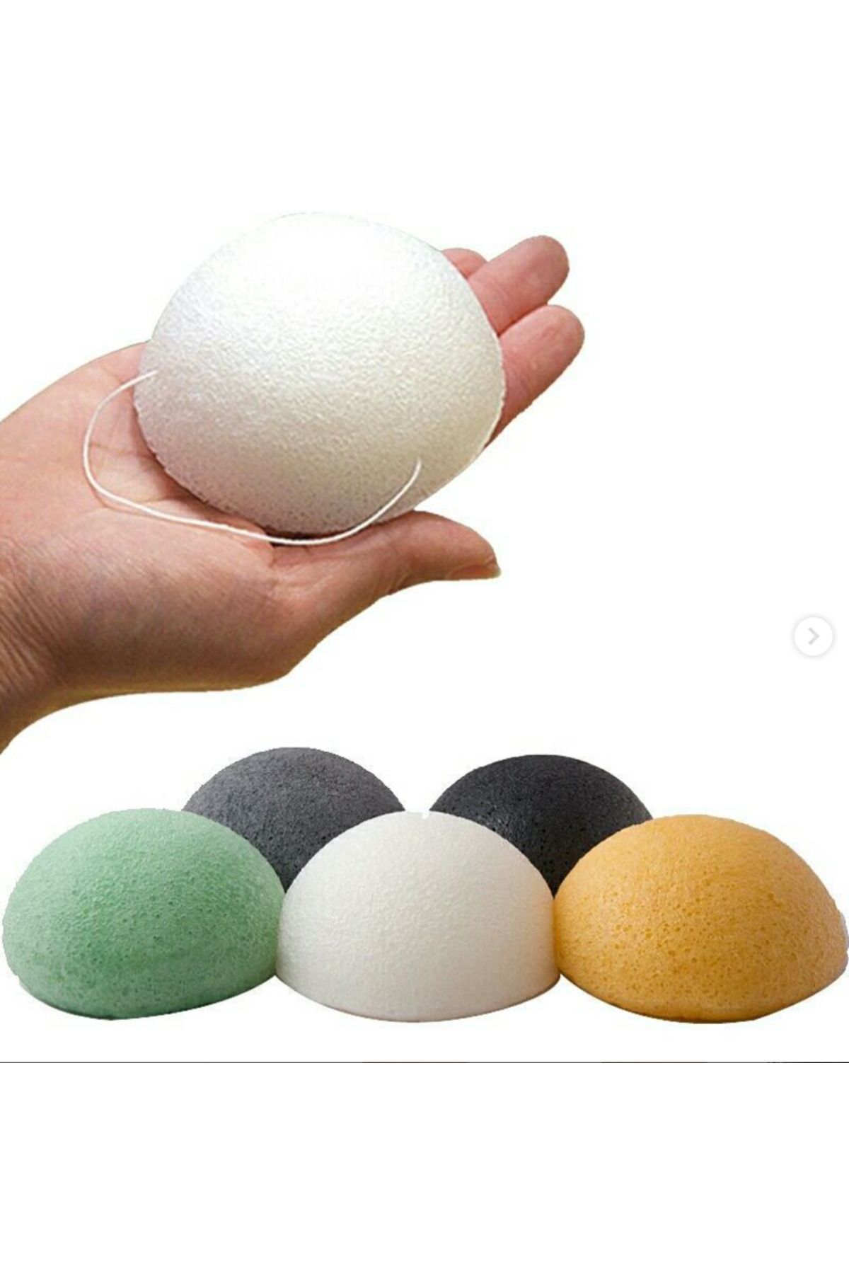 OIA Konjak Makyaj Temizleme Süngeri - Konjac Sponge - Karışık Renkli