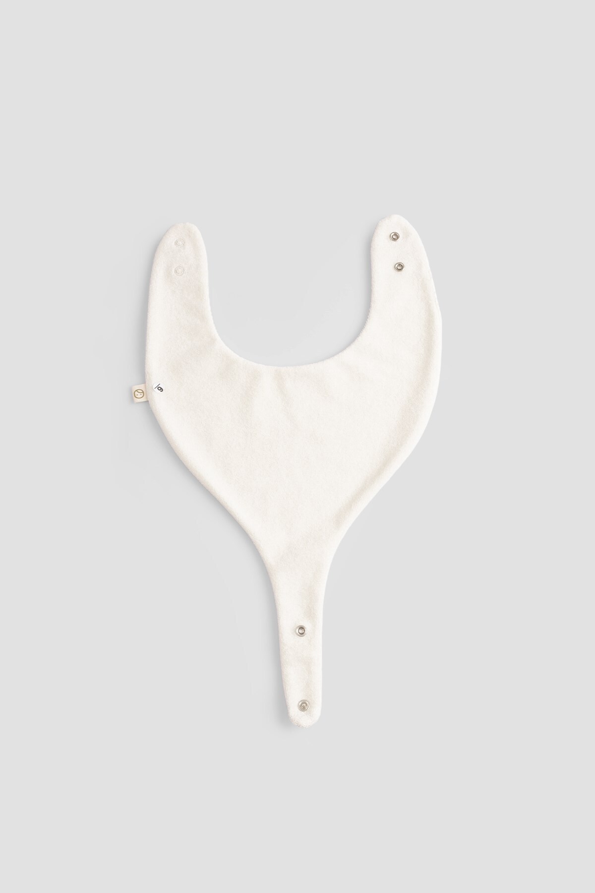 Little Gusto 2'li Organik Pamuk Sıvı Geçirmez Twig Ekru Emzik Tutucu Önlük Seti fotoğrafı 6 (önizleme)