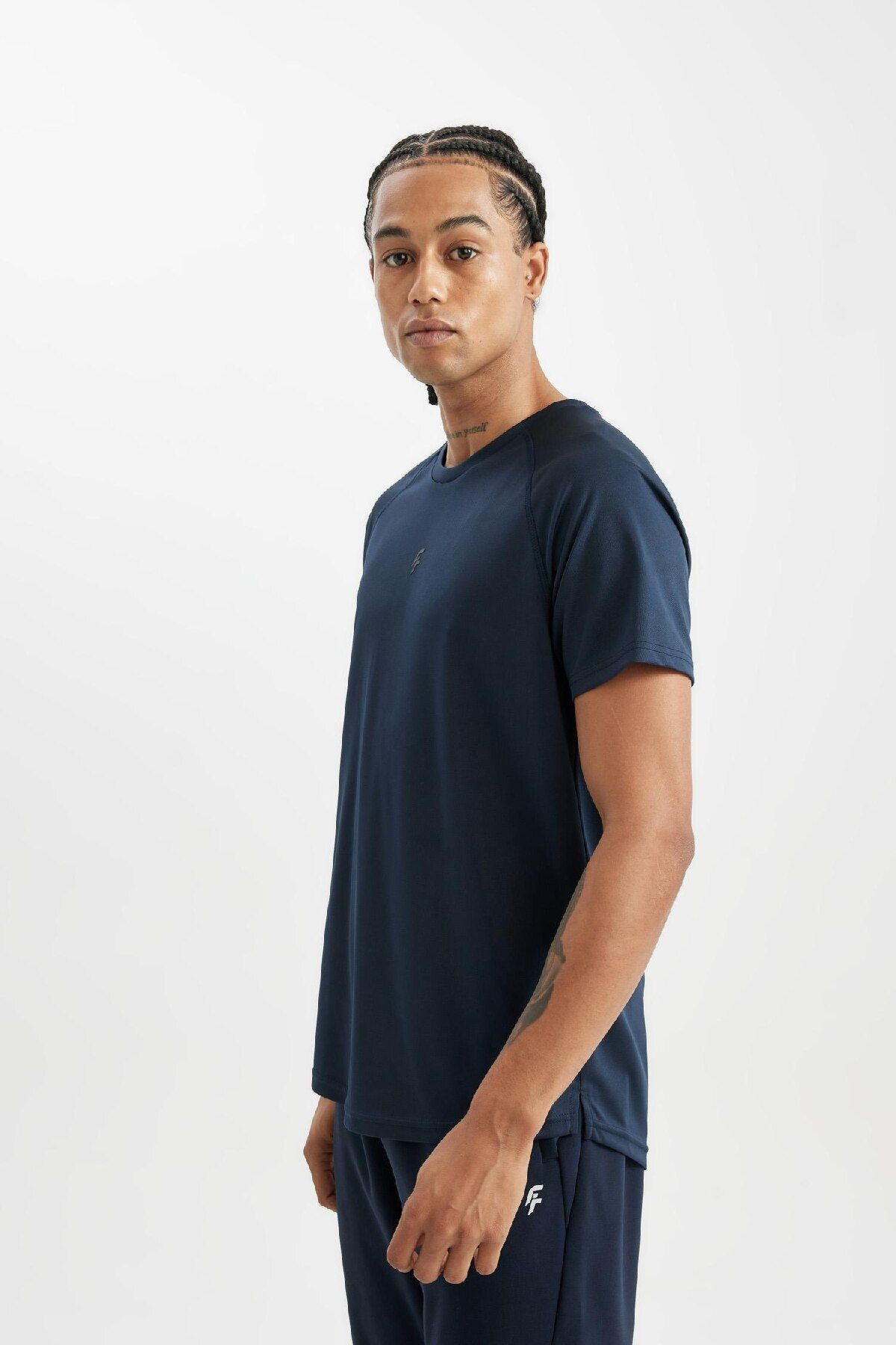 DeFacto-Sportovní tričko Slim Fit s potiskem Crew Neck – krátký rukáv V2887Az24Au 4