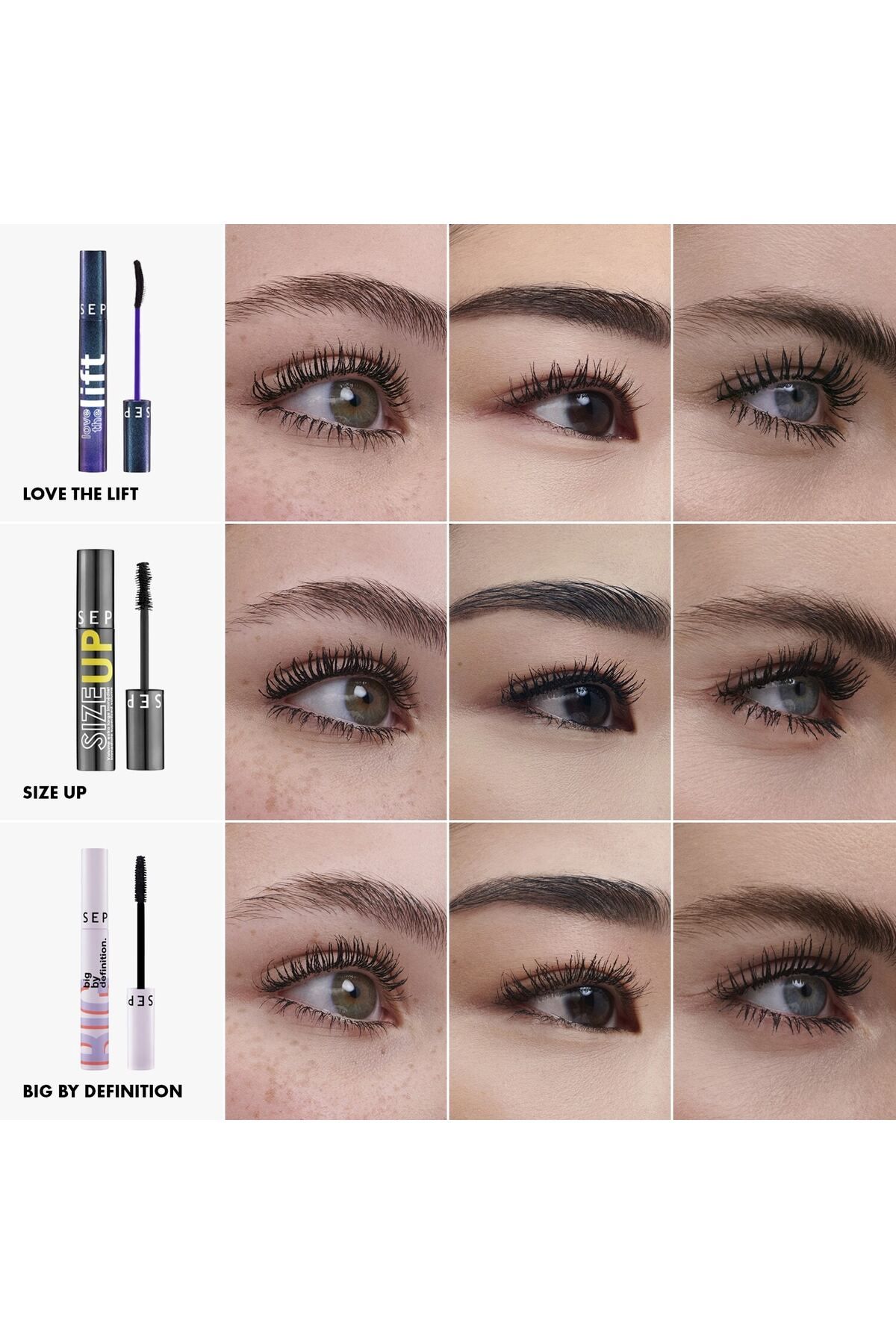 SEPHORA COLLECTION-New Size up - Instant XL Effect Volumizing Mascara - Burgundy (12.5 ml) 3