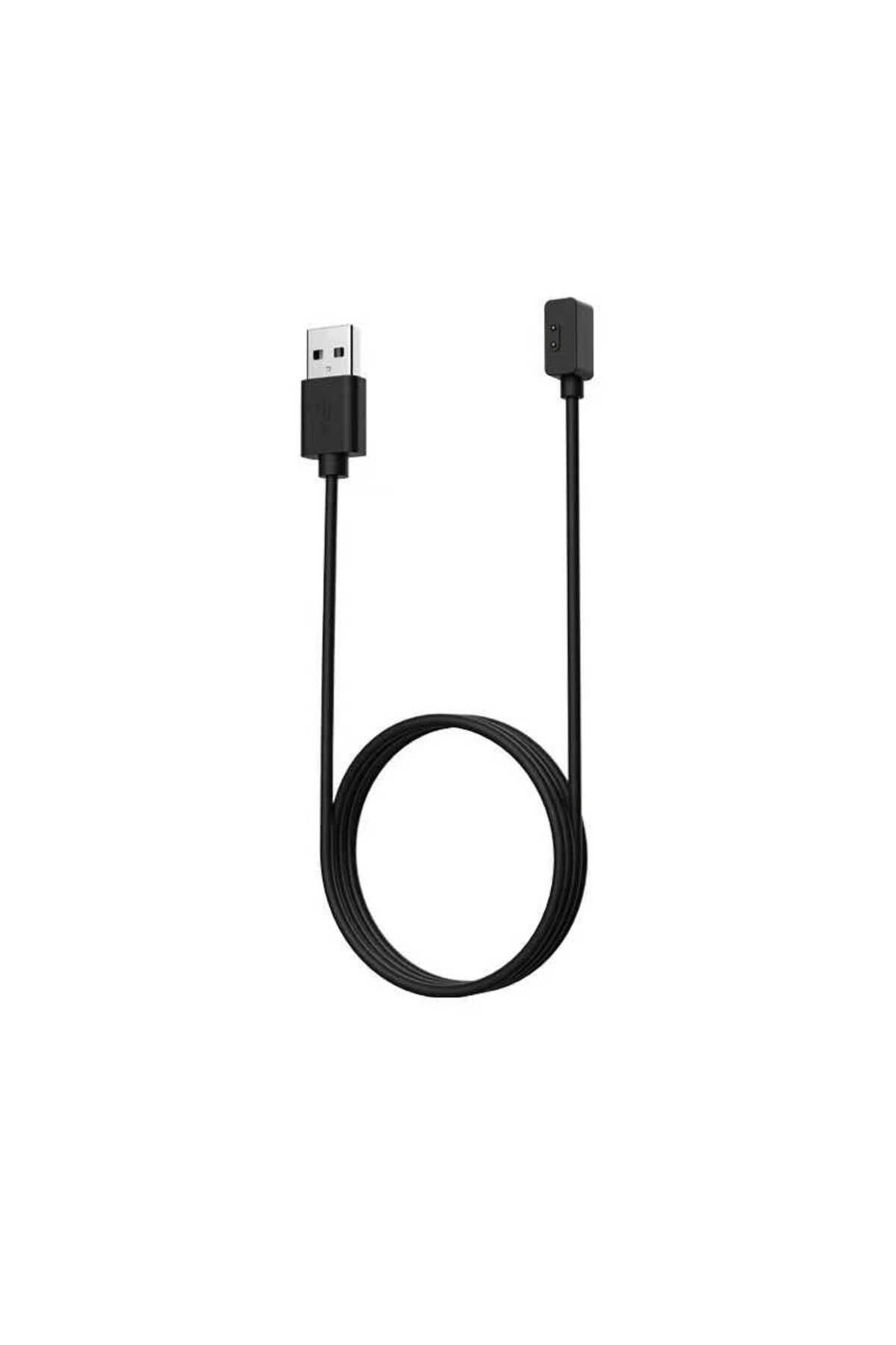 zore Siyah  Redmi Watch 2 Lite Usb Şarj Kablosu-Zore