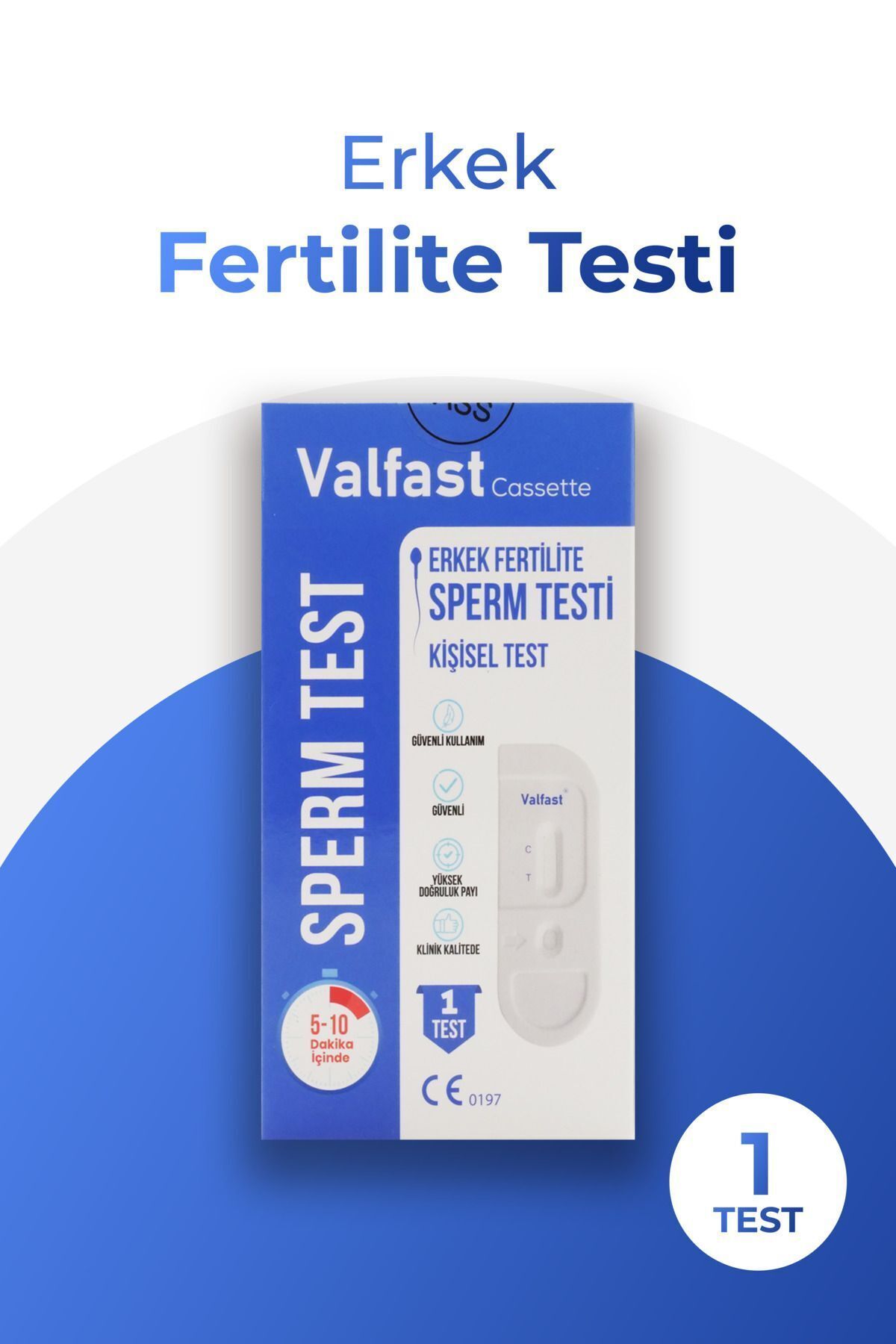 Valfast Erkek Fertilite Testi – Evde Kolay Ve Hassas Kullanım