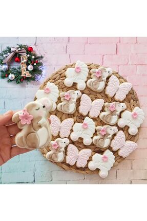 Tatlı Armağanlar Yenidoğan Baby İsimli Bebek Arabası Kelebek ve Tavşanlı Buti...