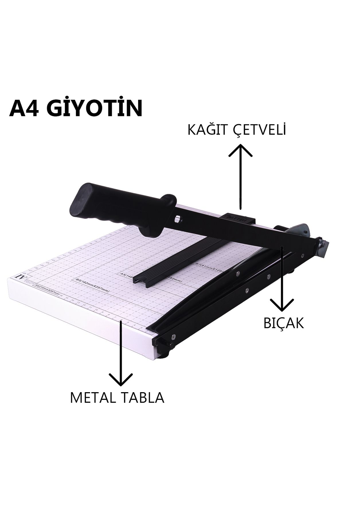 Goldpix-A4 Table Trimmer Paper Cutting Machine with Metal Sleeves 2