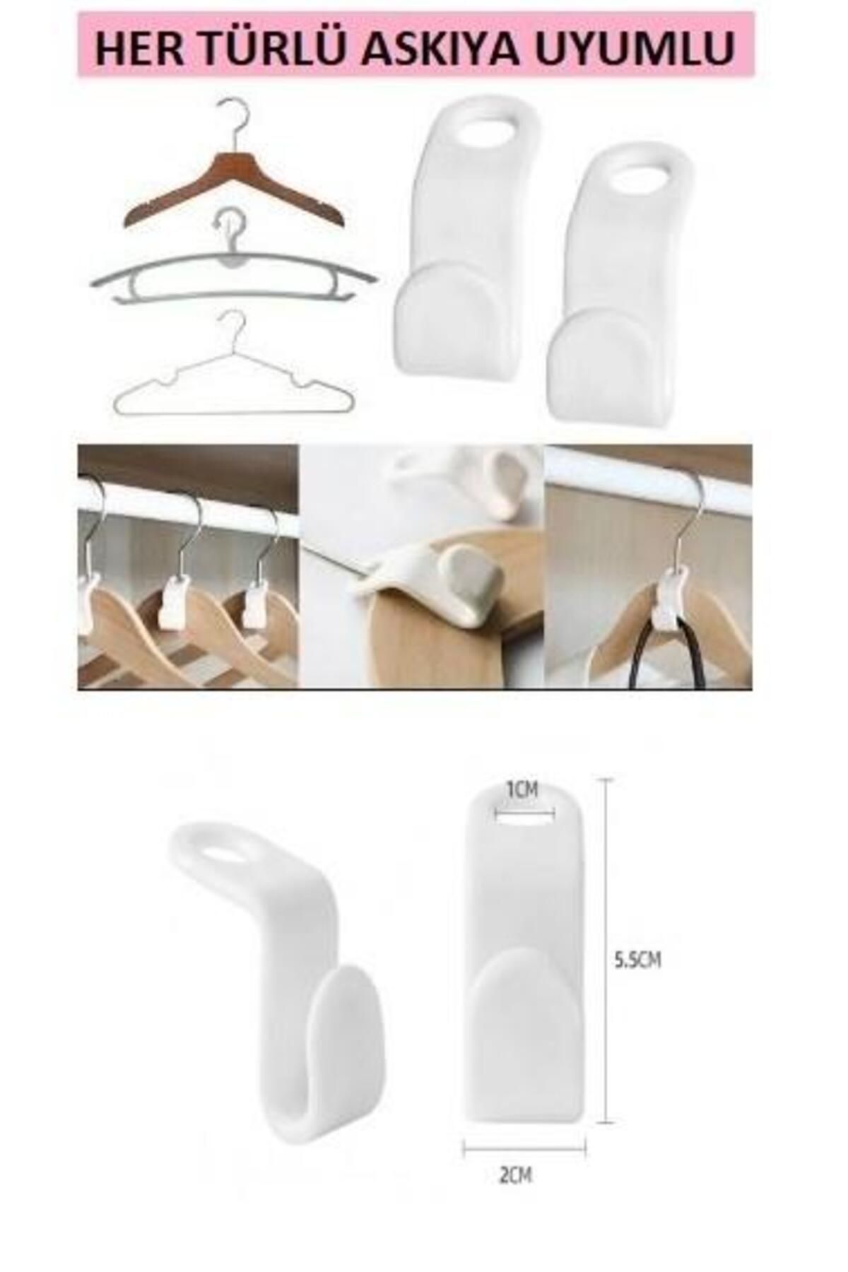 optana-10Pcs Multi-Purpose Hook Organizing Set - Hanger Multiplexer, Closet Wardrobe Organizer 7