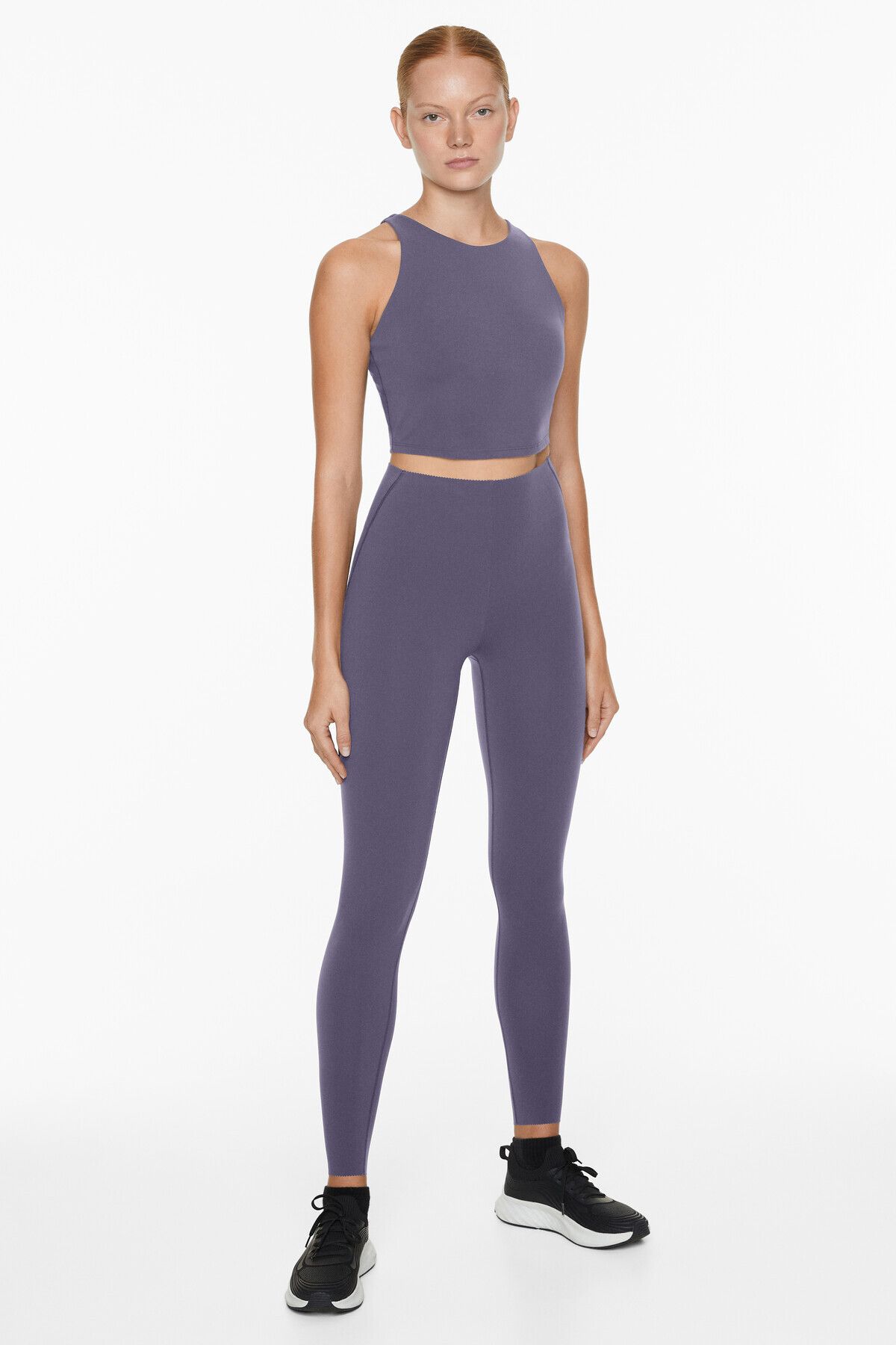 Oysho-Compressive core control ankle-length leggings 3