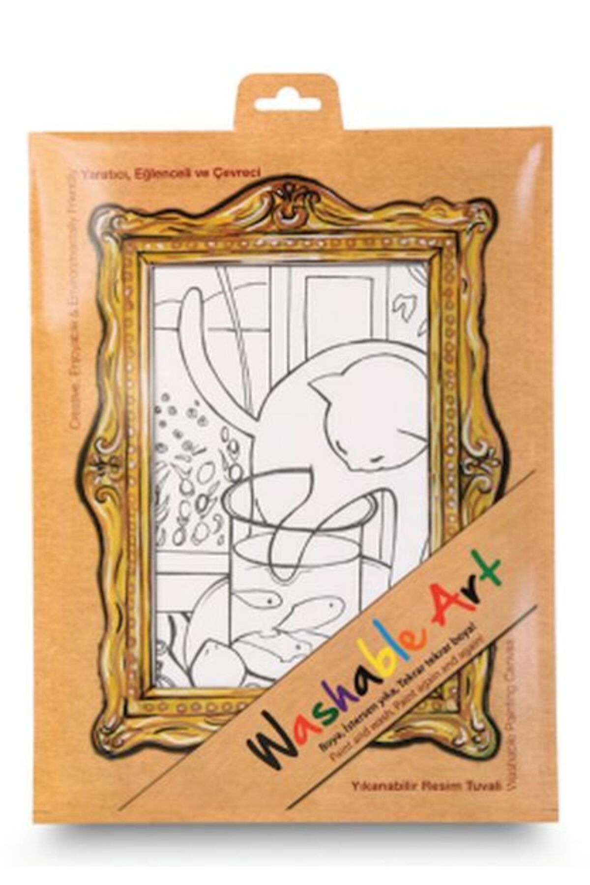 Akademi Çocuk Funny Mat - Henrı Matısse The Cat Wıth Red Fısh 25 X 35 Cm