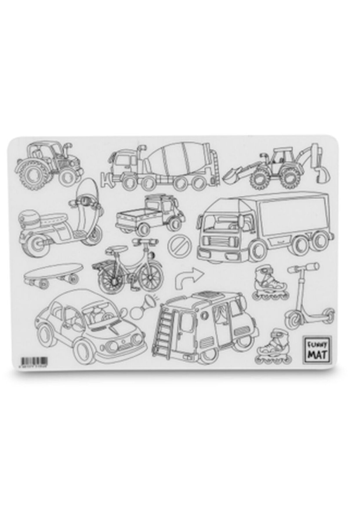 Destek Yayınları Funny Mat Araçlar - 25,0 x 35,0