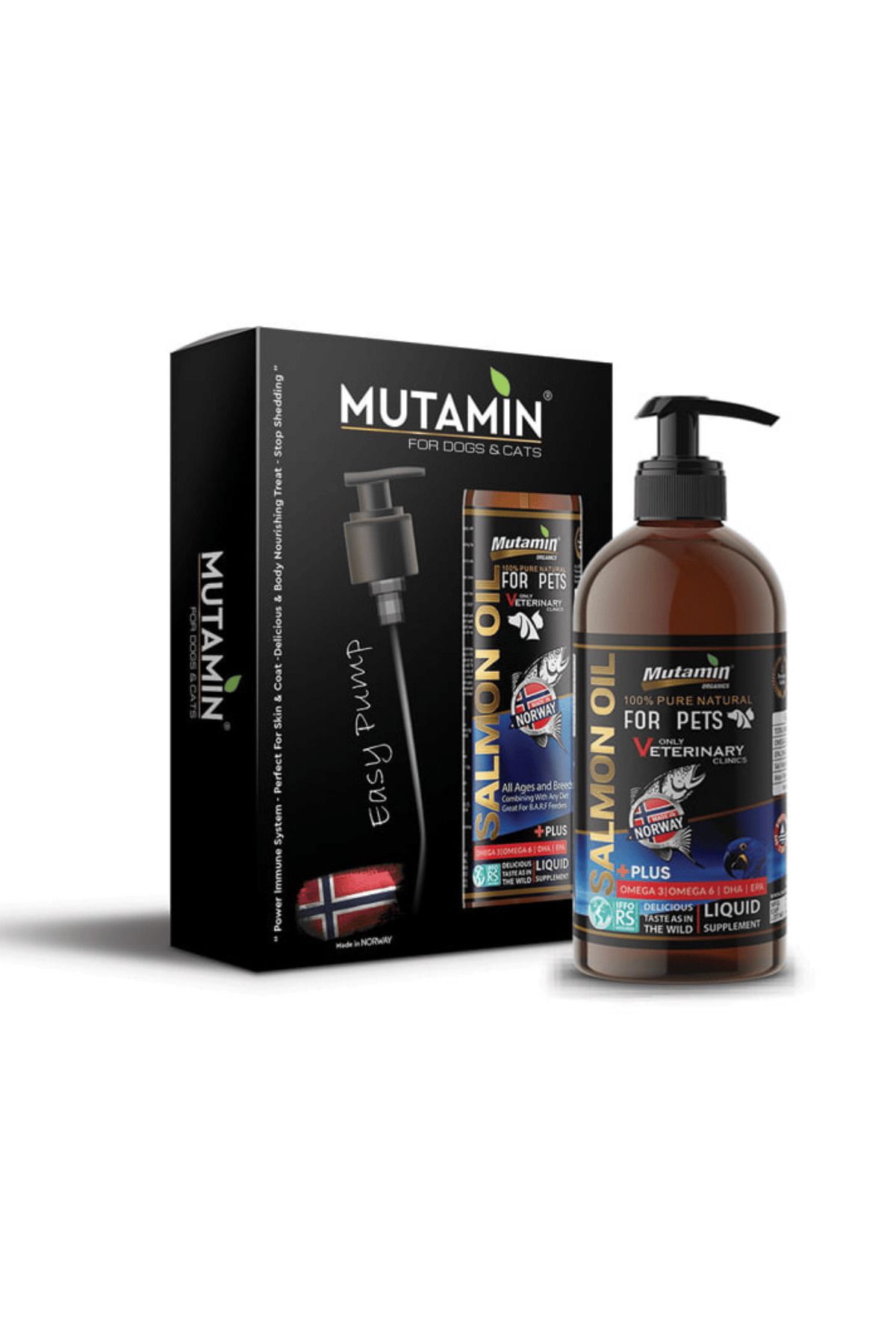 Mutamin Organics Kedi ve Köpekler İçin Norveç Somon Balık Yağı 150 Ml