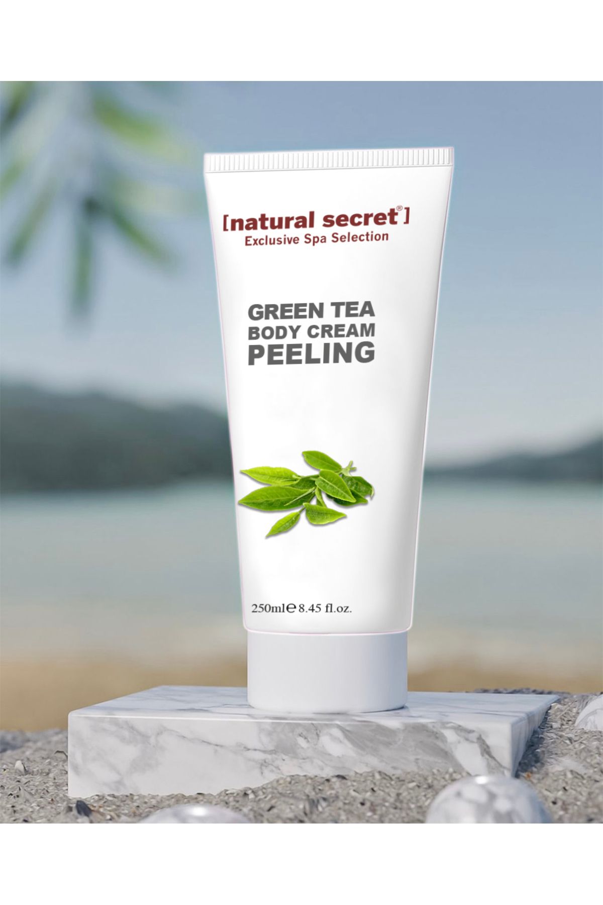 Natural Secret Yeşil Çay İçerikli Vücut Bakım Krem Peeling 250ml / GREEN TEA BODY CREAM PEELING