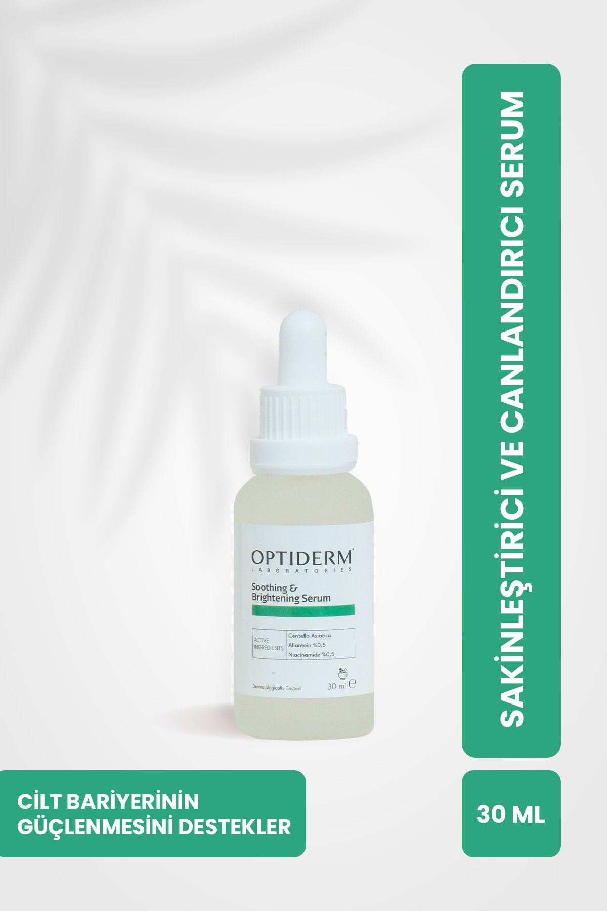 Optiderm Sakinleştici ve Canlandırıcı Soothing & Brightening Serum