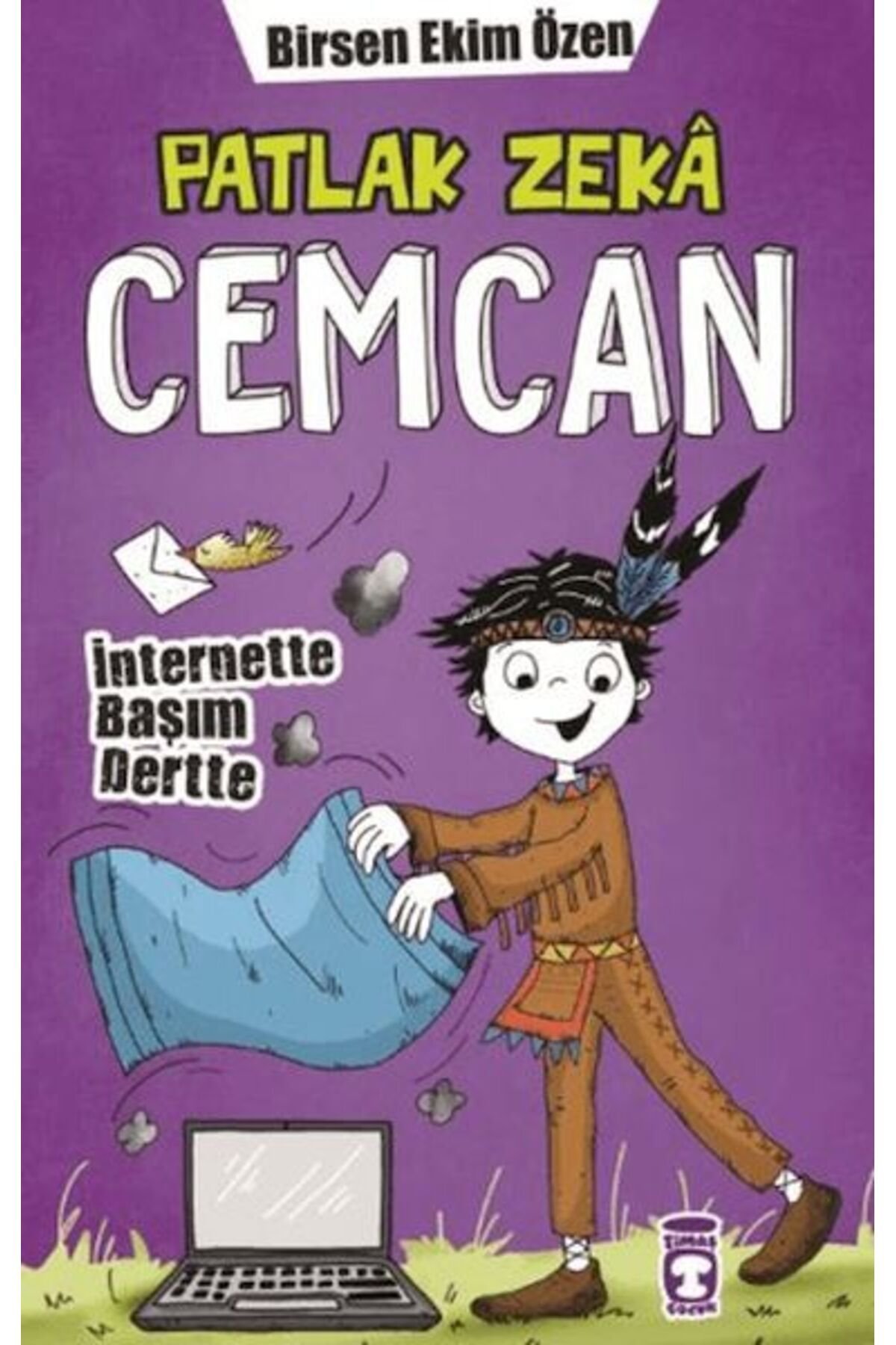 Destek Yayınları Patlak Zeka Cemcan - İnternette Başım Dertte (Fleksi Cilt)
