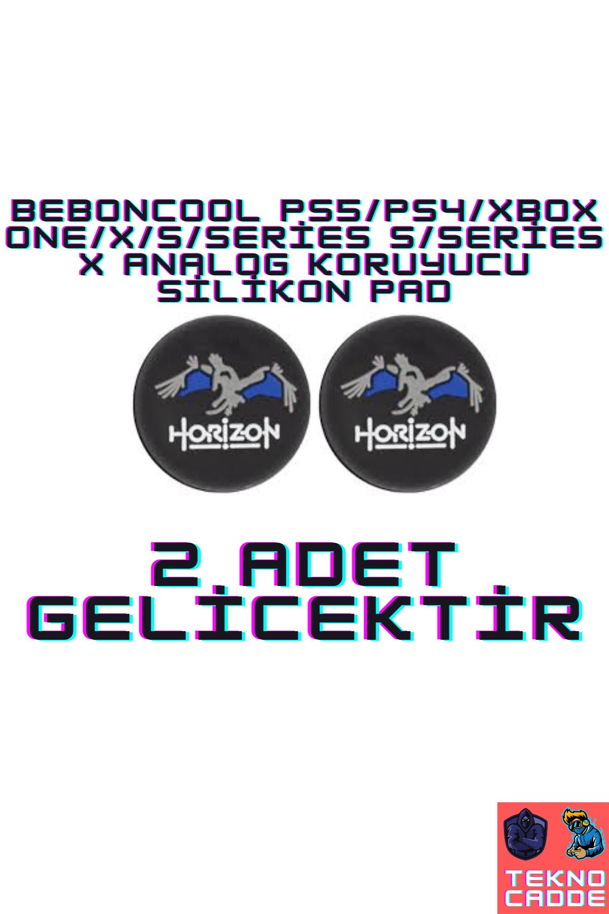 beboncool NeW3D Ps5/Ps4/Xbox ONE/ONE X/ONE S/Series S/Series X/Switch PRO Uyumlu Analog Koruyucu Silikon PAD