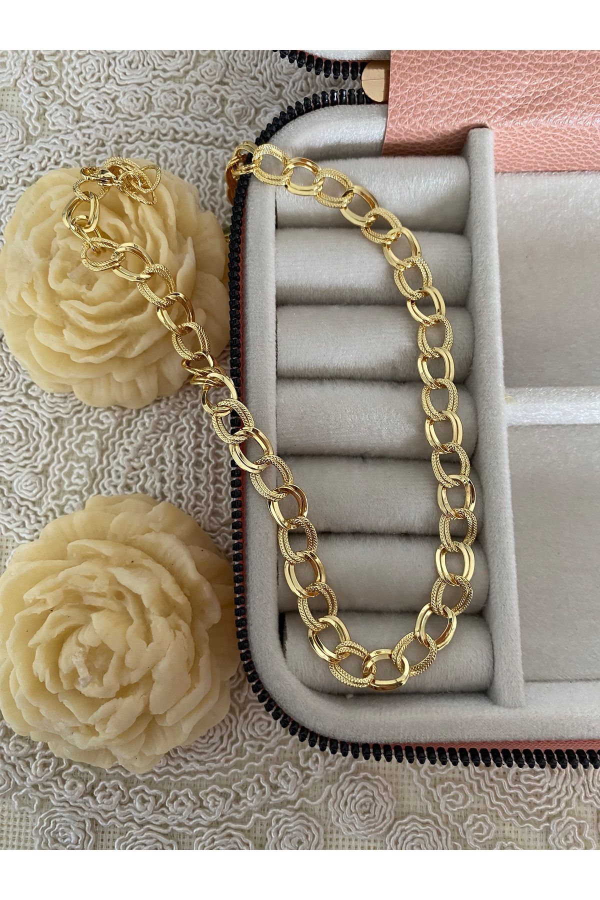 JEWELRY Samanyolu ince model çelik kolye