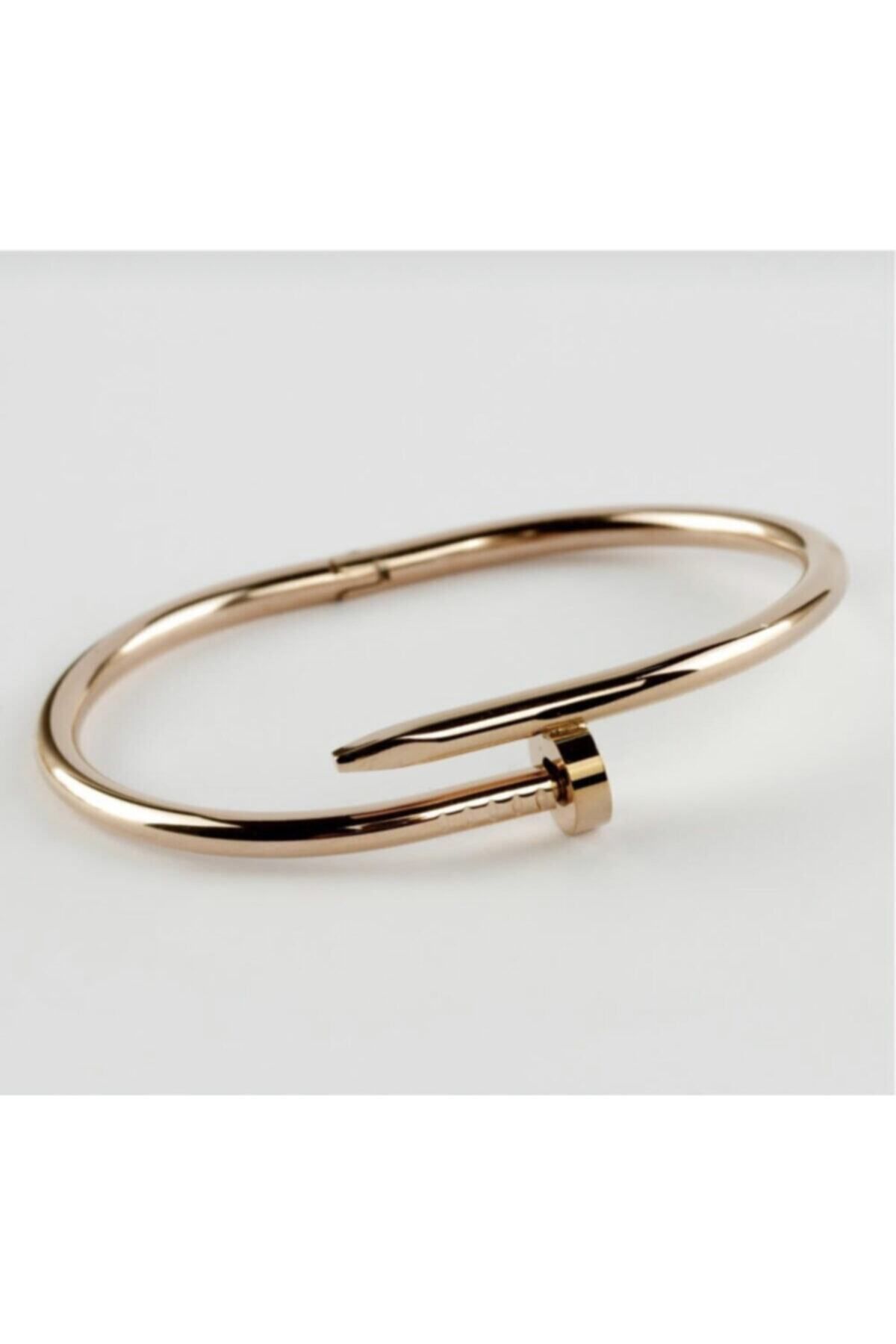 JEWELRY Unisex Rodyum Bileklik Kaplama Çivi Paslanmaz