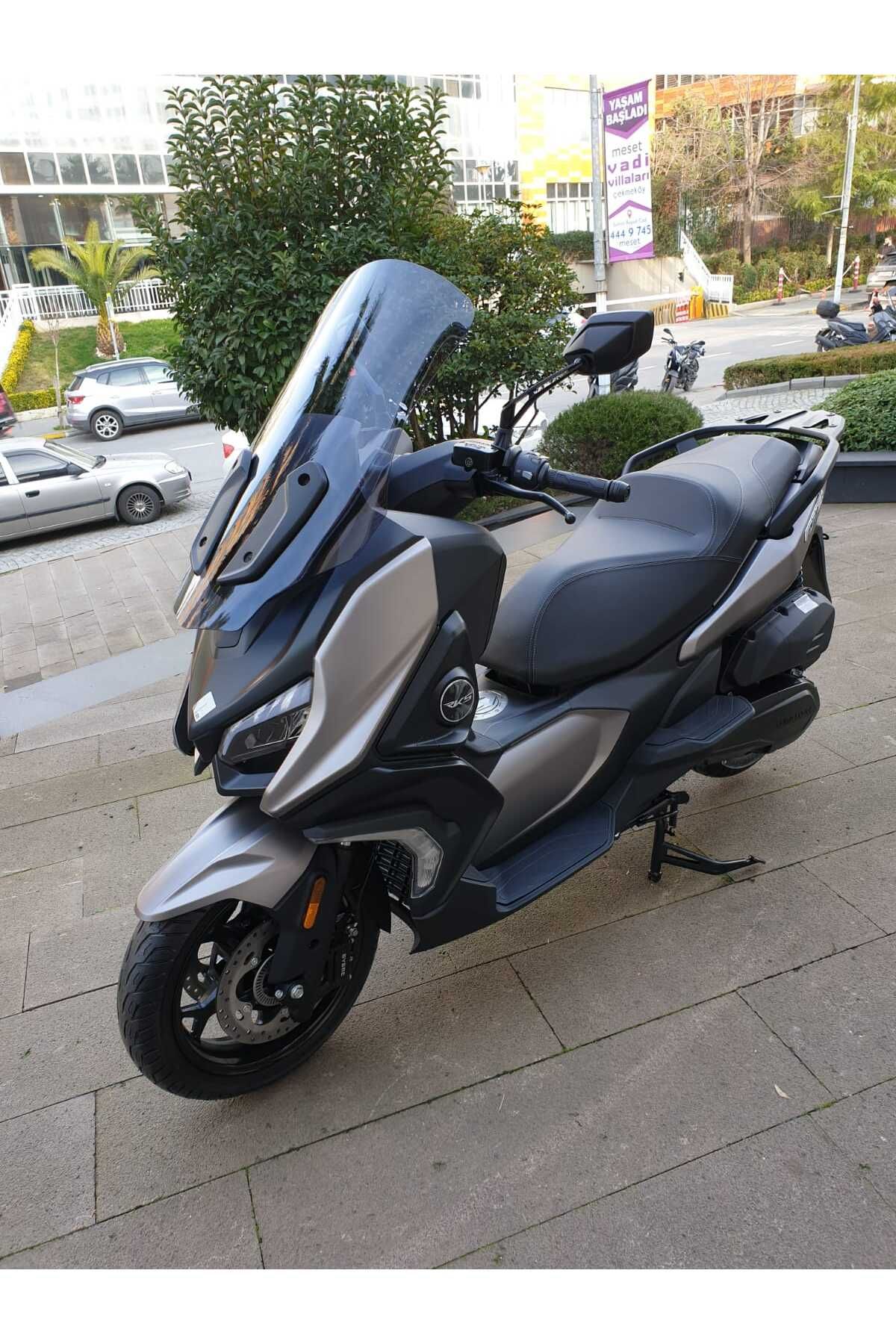 RKS Fort 250 Siperlik Ön Cam 2023-2025 Model 74cm Füme Renkli 4mm UZUN CAM