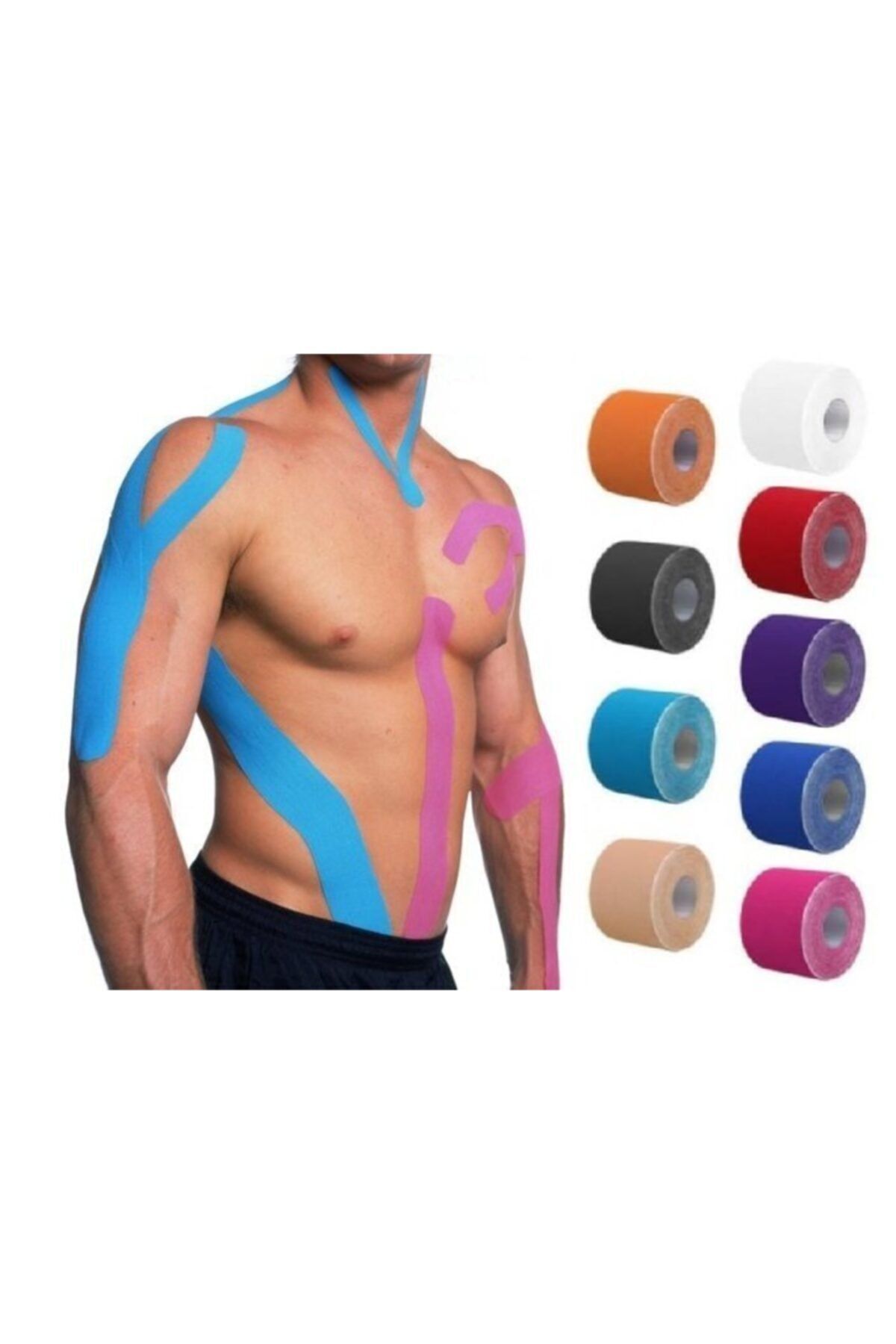 St Morritz Wıngmed Kinesio Bant Kinezyo Bandı 5 Cm X 5 Metre, Yeşil (w 1033-yesıl)