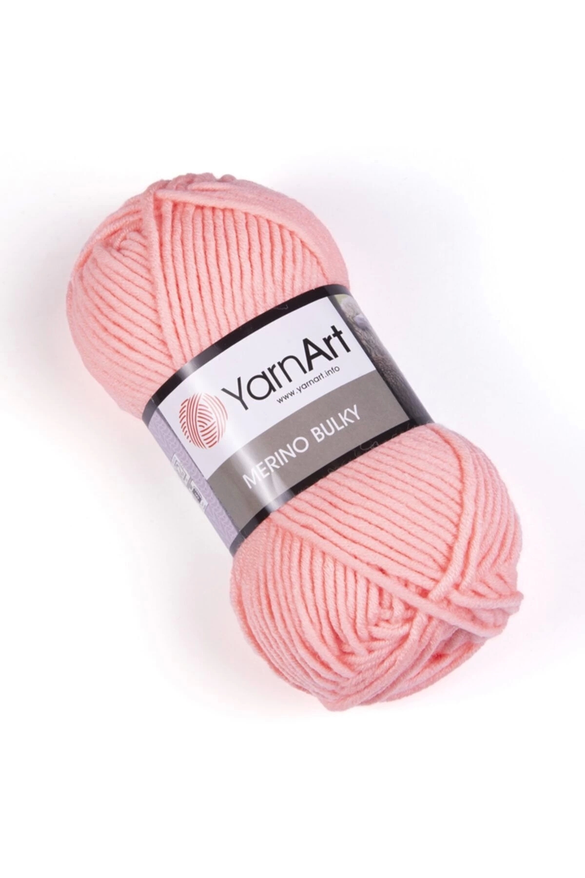 Merıno Bulky-Hand Knitting Rope Salmon-565