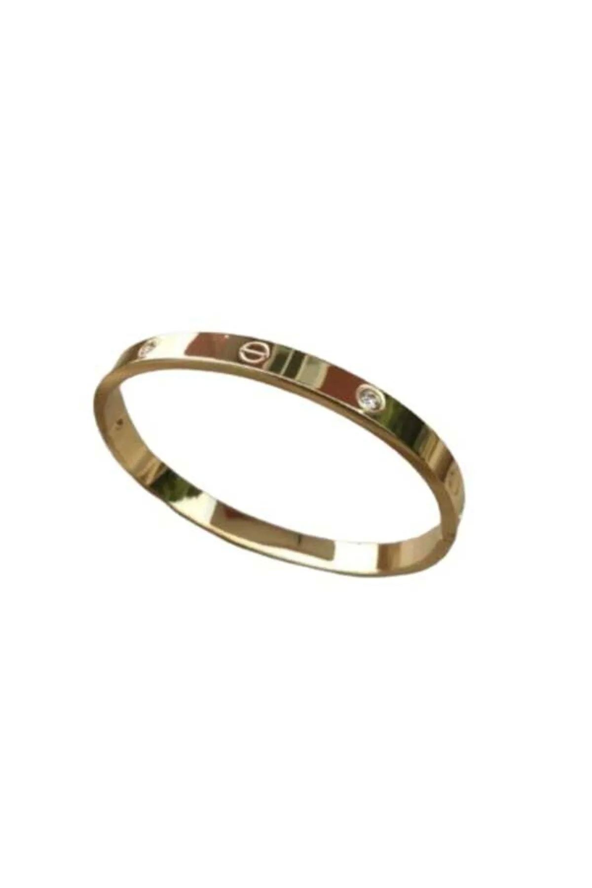 JEWELRY Kalın Rengi 316l Çelik BileklikXL Altın