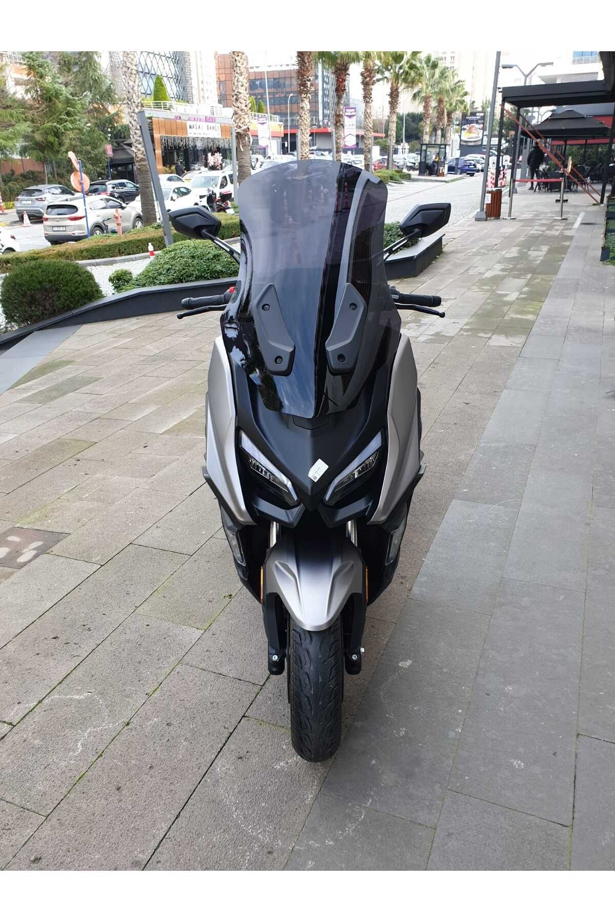QJ Fort 350 Siperlik Ön Cam 2023-2025 Model 74cm Siyah Renkli 4mm UZUN CAM