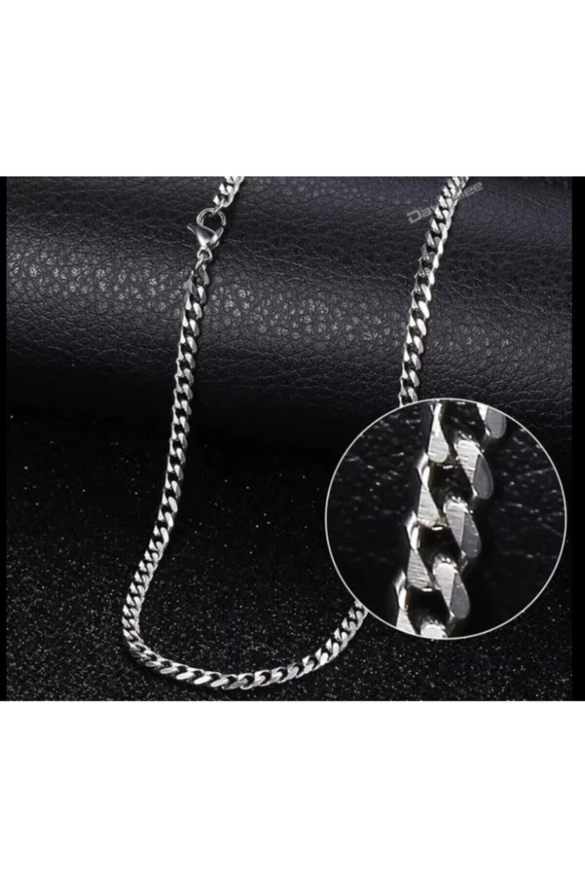 JEWELRY 316L Çelik Gemici Zincir Kolye - 6 mm - 60 cm