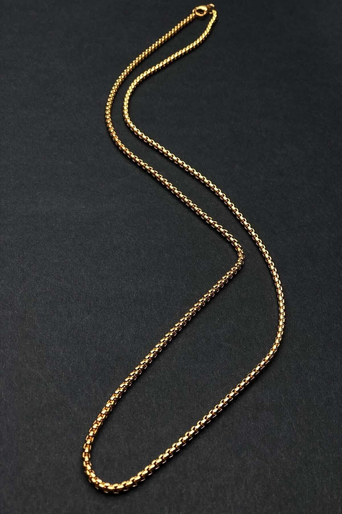 JEWELRY Kadın Sarı Iç Içe Geçmeli Gold Zincir