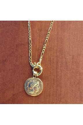 Nusret Takı 925 Ayar Gümüş Büyük Madalyon Kolye